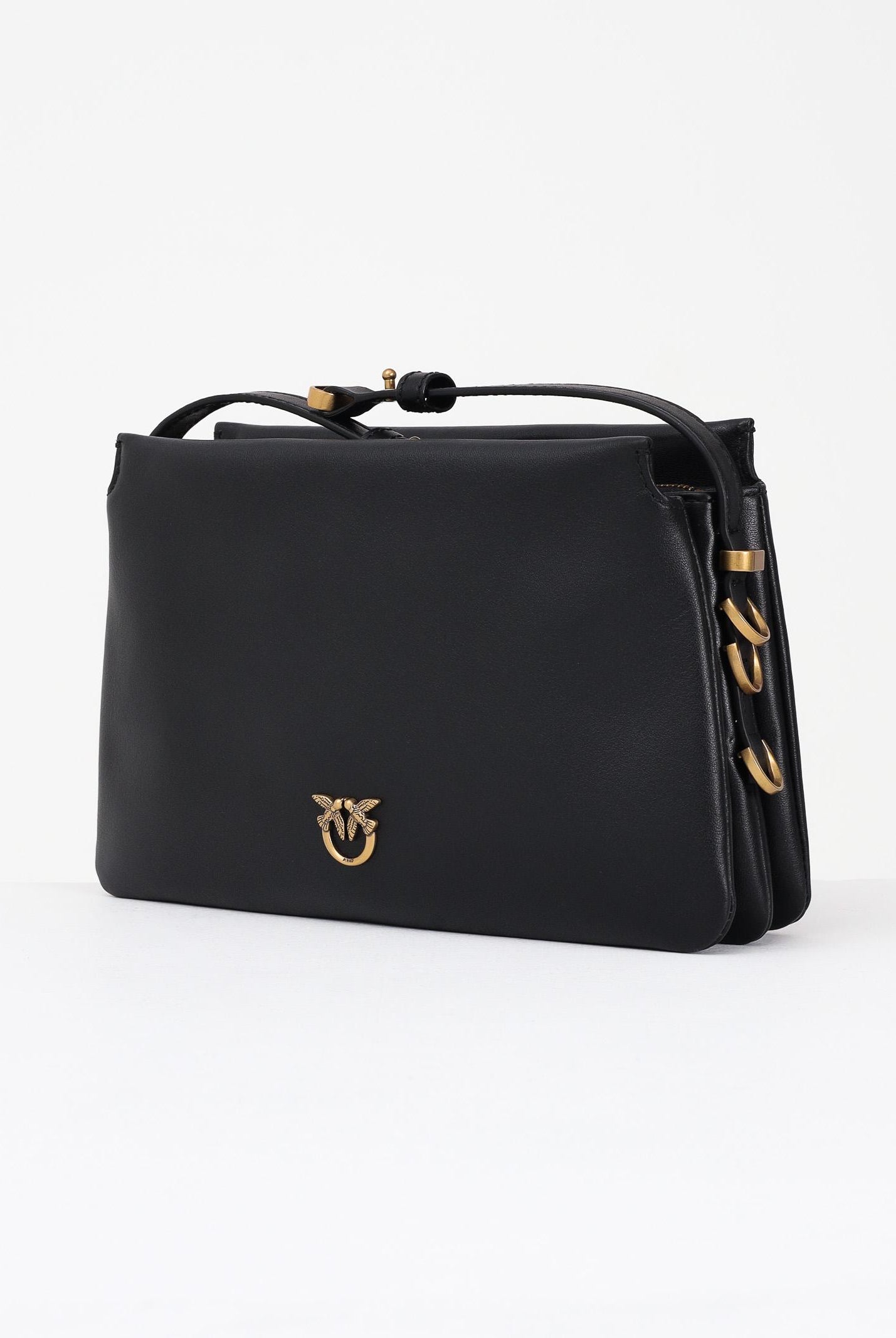 PINKO Borsa a tracolla Mini One, Two, Three Bag nera da donna 105883A0QO Z99Q PINKO