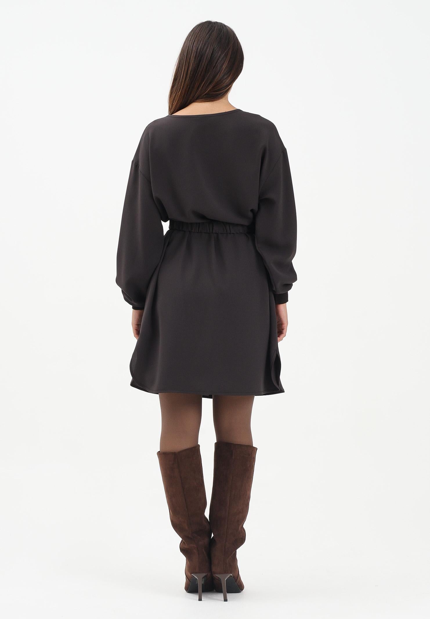 PINKO Abito corto marrone da donna con cintura 105586A2QW M04 PINKO