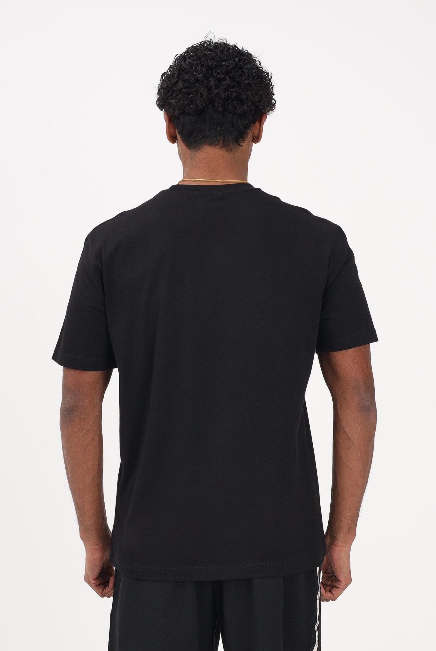EA7 T-shirt a manica corta nera da uomo con logo 7M001476AF10375 UC001 EA7