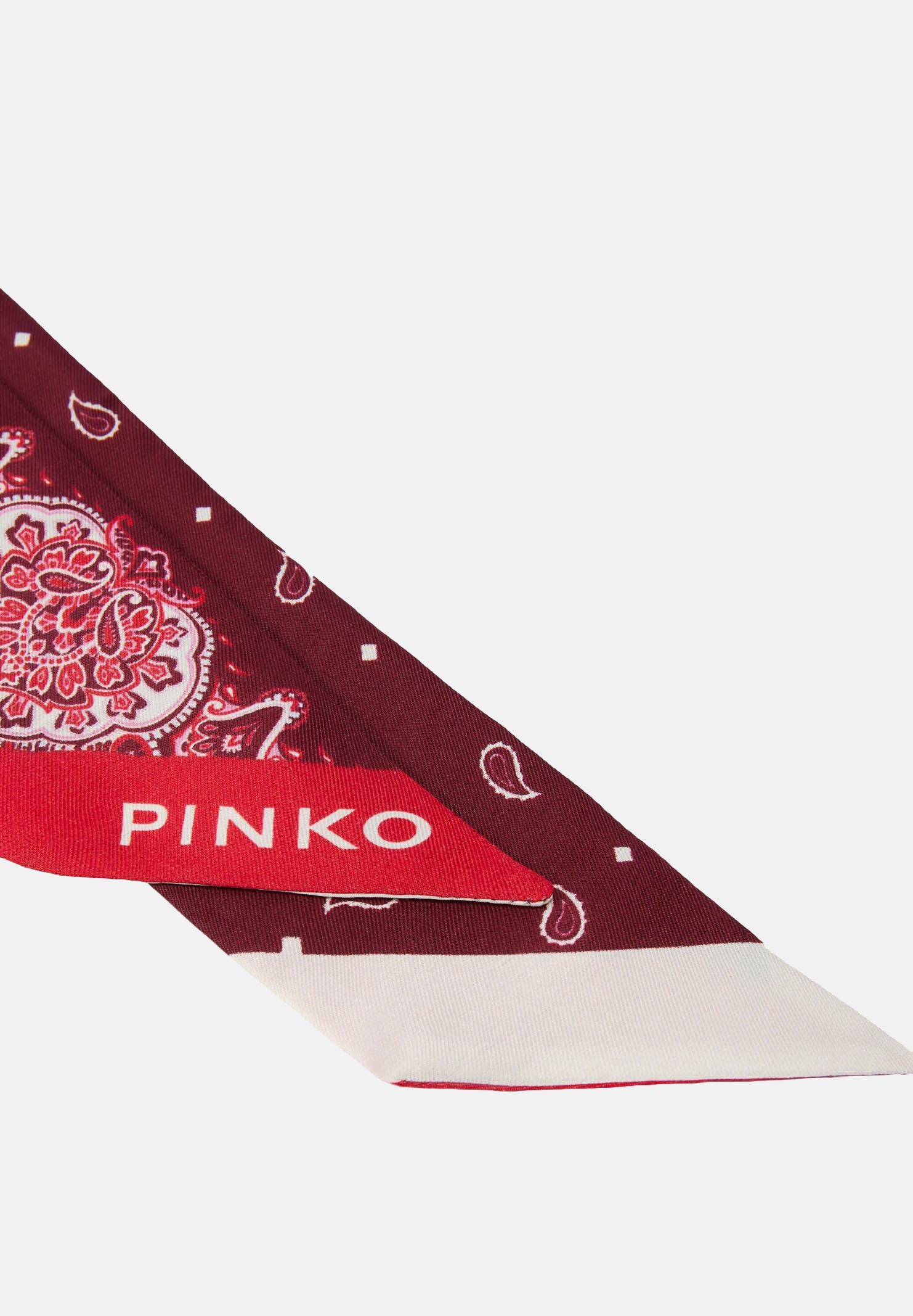 PINKO Foulard POGO bordeaux da donna 106653A38G YC3 PINKO