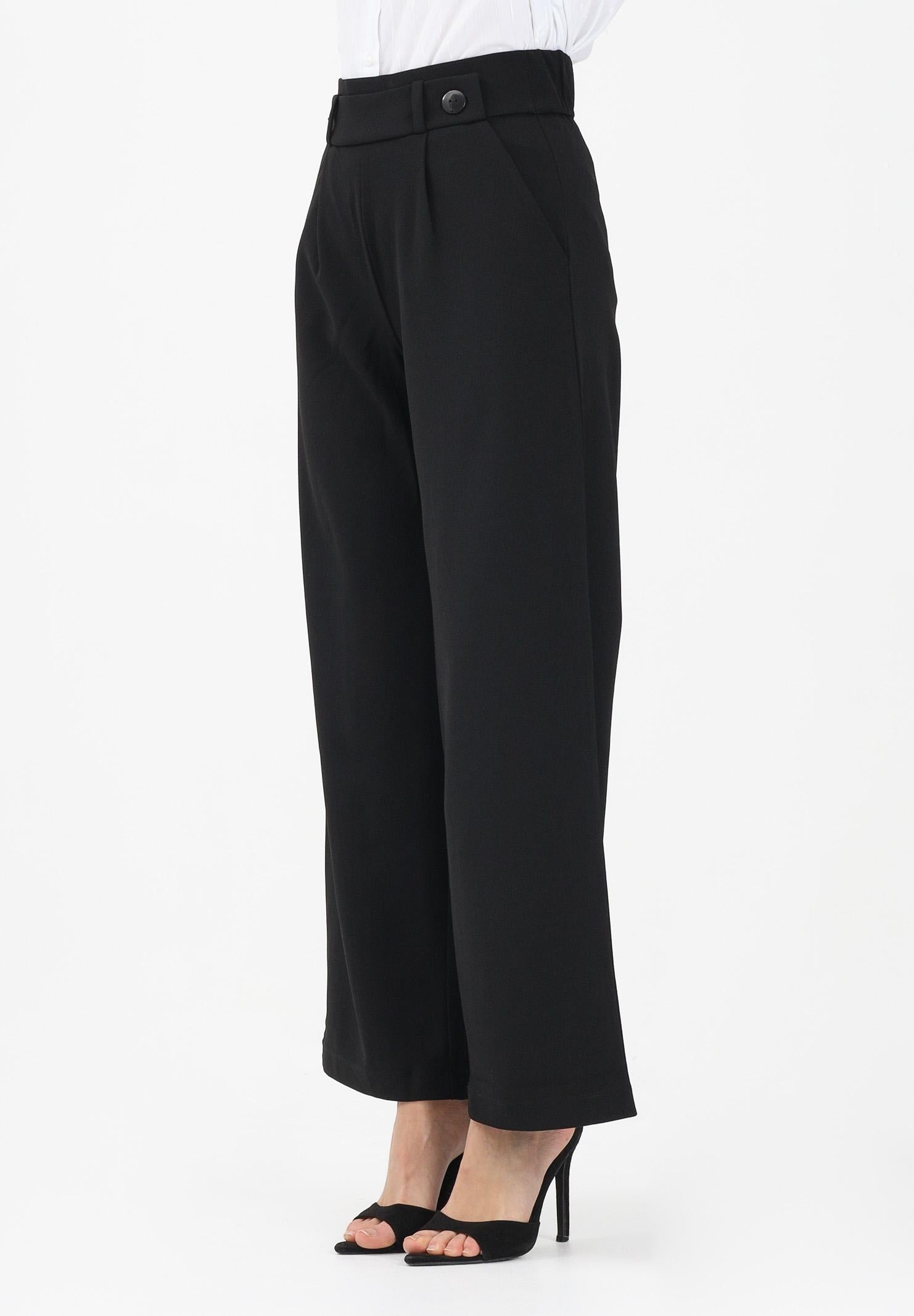 JDY Pantalone nero da donna a vita alta 15208430 BL JDY