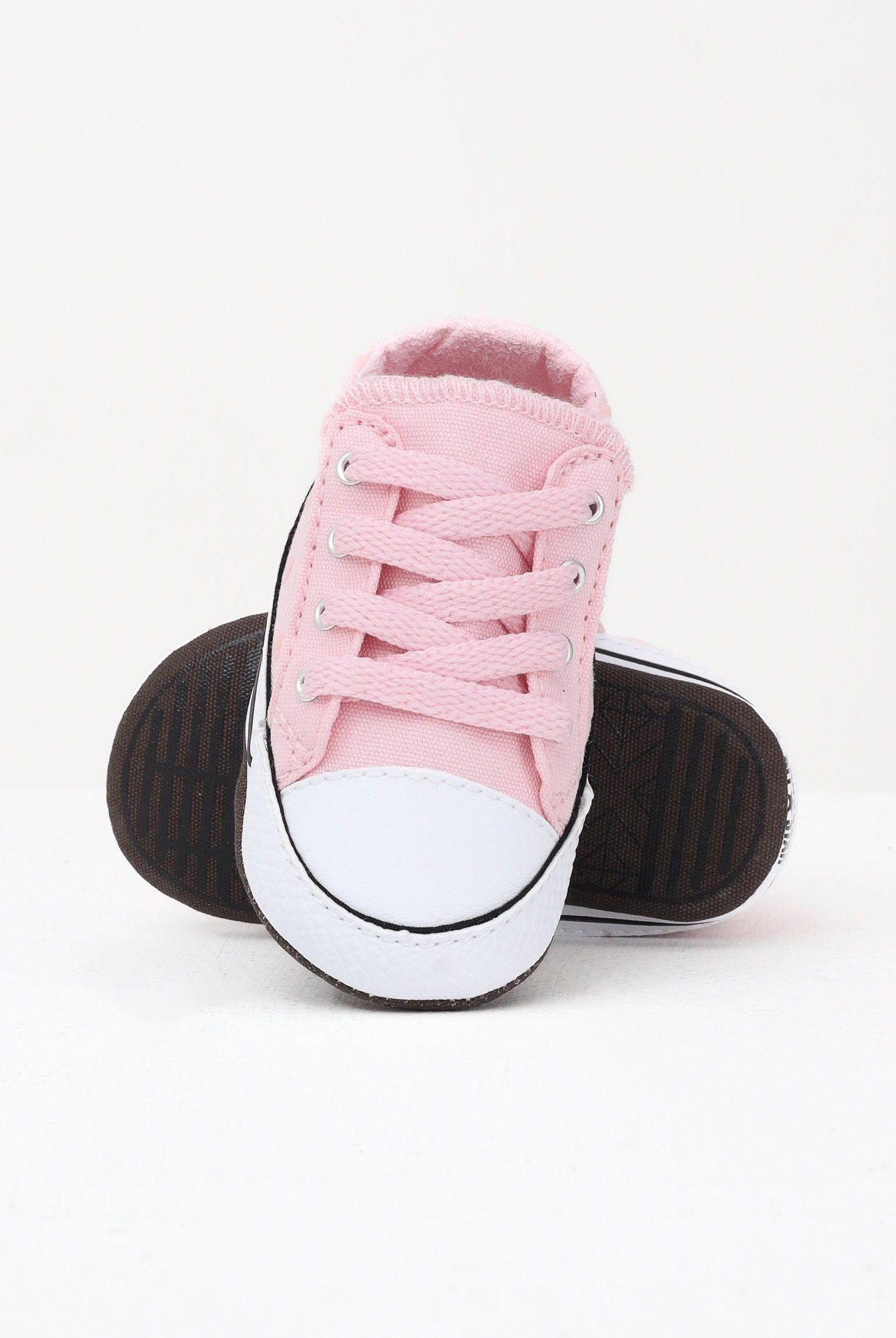CONVERSE Scarpe da culla Chuck Taylor All Star Polka Dots Baby Crawlers rosa da neonato A14385C . CONVERSE