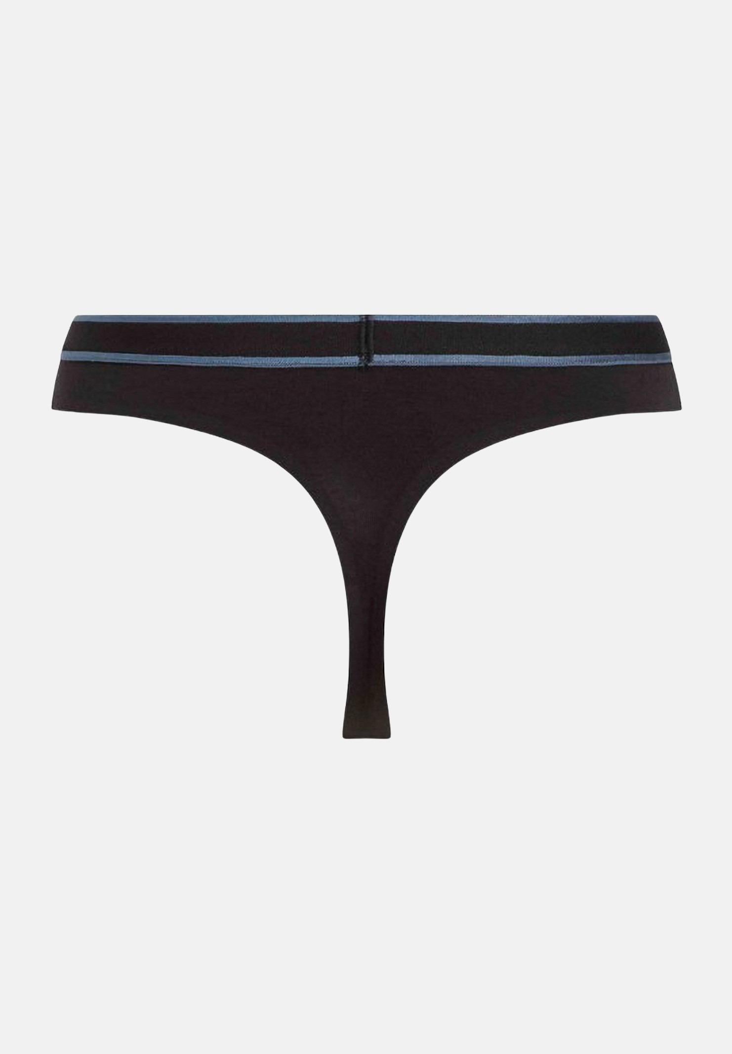 CALVIN KLEIN Perizoma nero da donna con elastico logato 000QF7954E UB1 CALVIN KLEIN