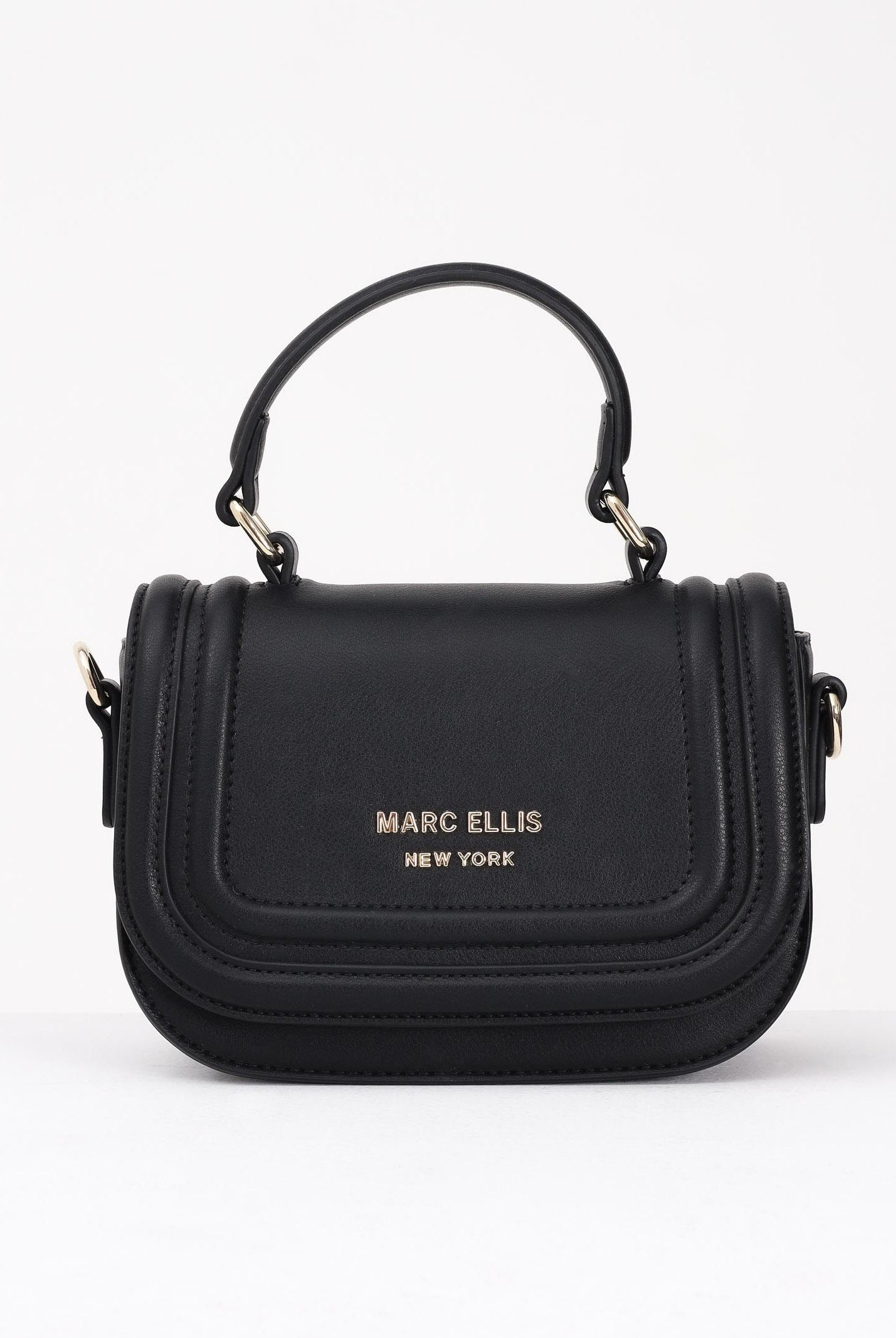 MARC ELLIS Borsa a mano Glossy nera da donna GLOSSY-BAG BLGO MARC ELLIS