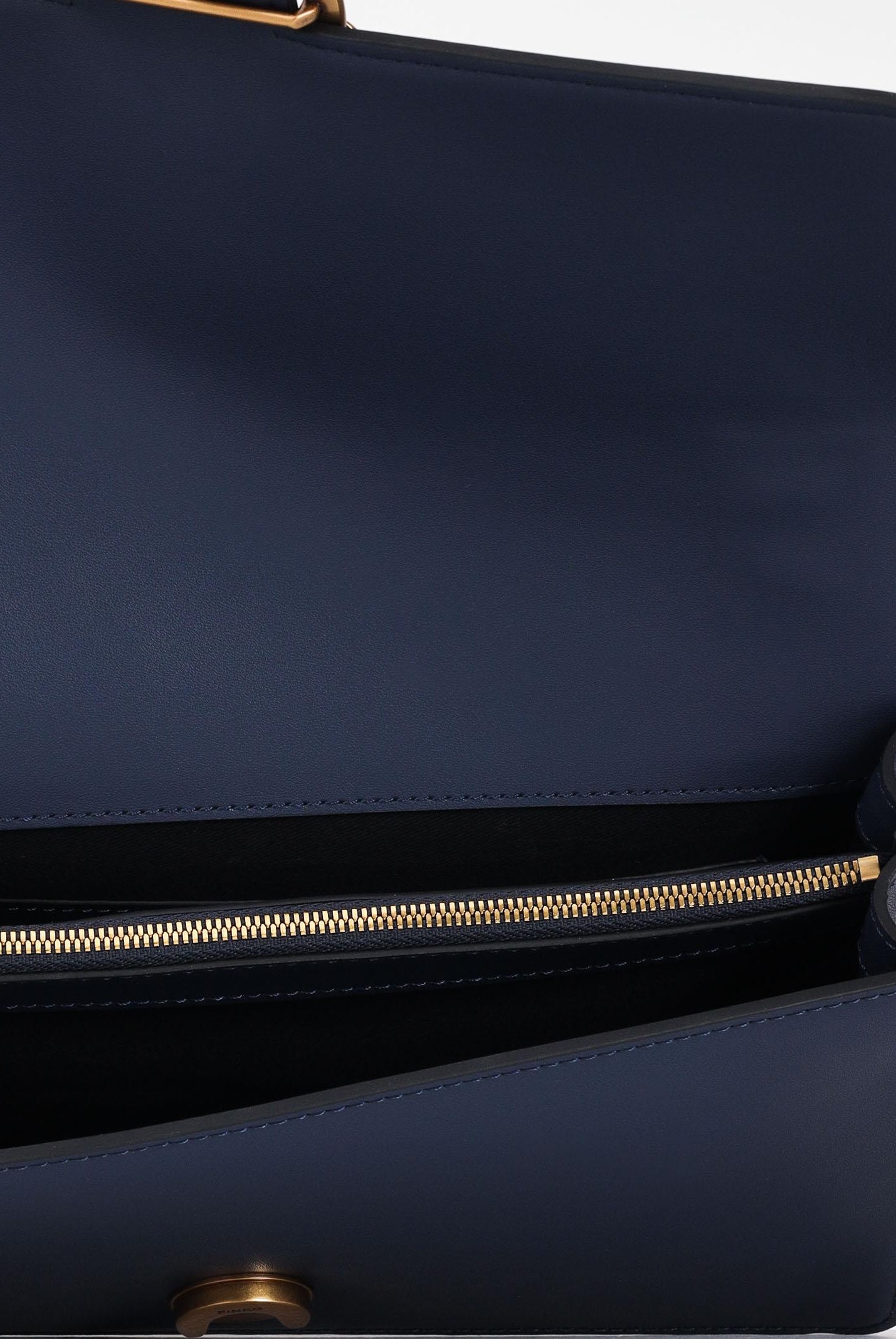 PINKO Borsa a tracolla Classic Love Bag One in morbida pelle mano seta blu da donna 100941A0F1 G08Q PINKO