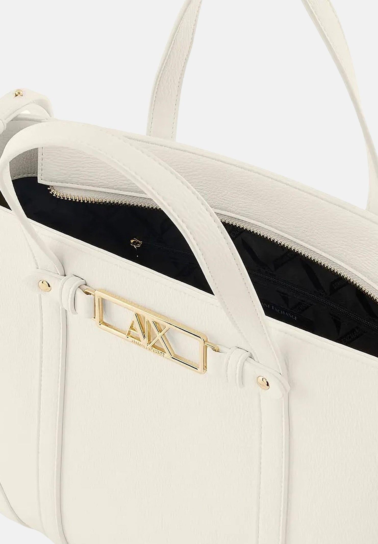 ARMANI EXCHANGE Shopper panna da donna con logo XW002609AF15632 U0011 ARMANI EXCHANGE