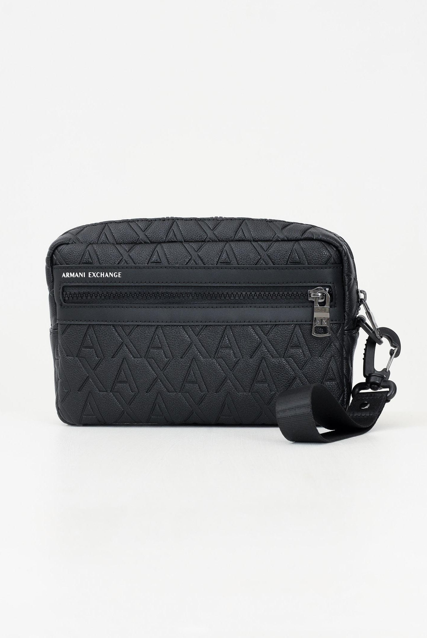 ARMANI EXCHANGE Pochette nera da uomo con logo monogram XM001272AF12133 UC001 ARMANI EXCHANGE
