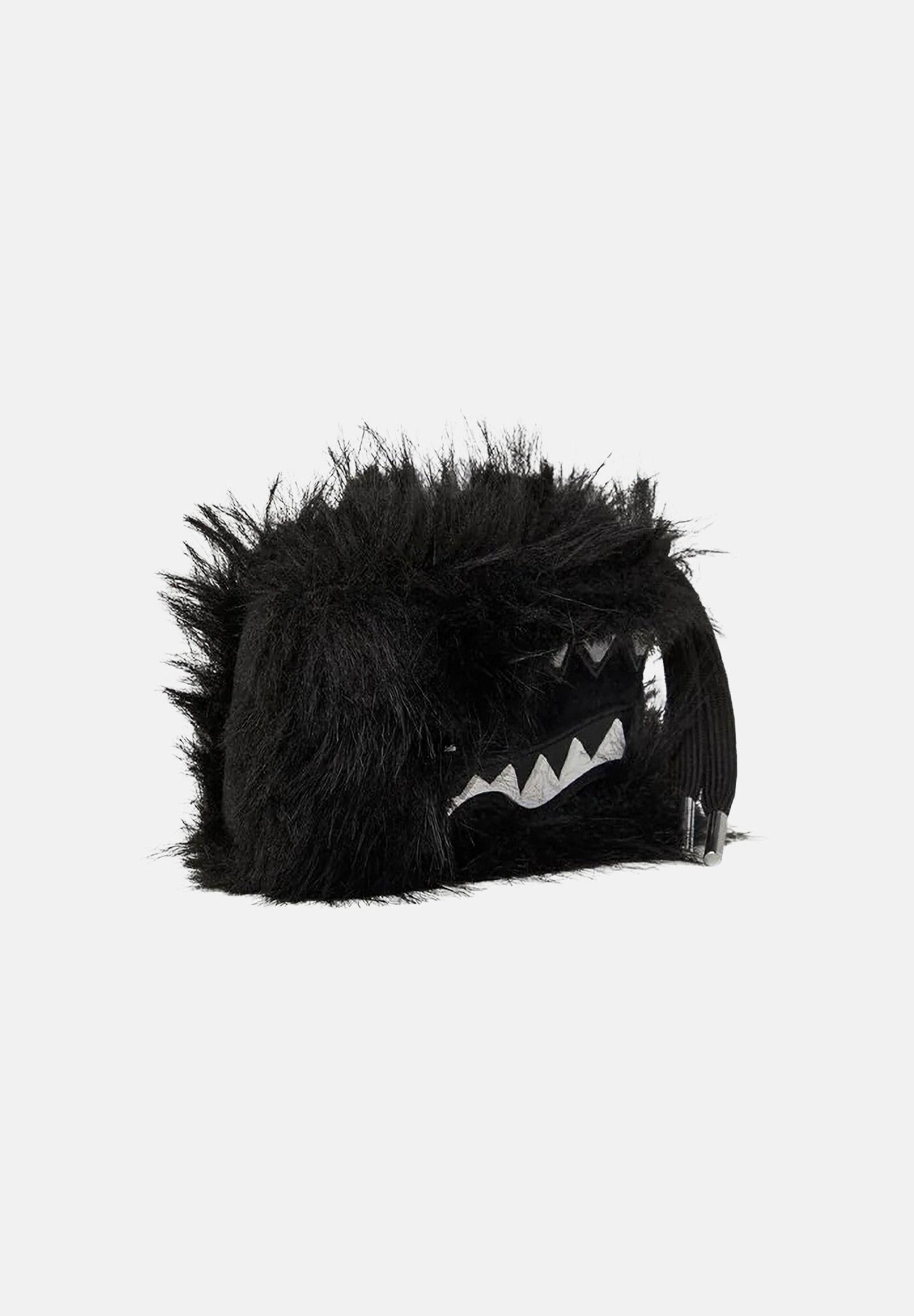 SPRAYGROUND Portafogli FUR CRAY BLACK WALLET nero da donna 910W8210NSZ . SPRAYGROUND