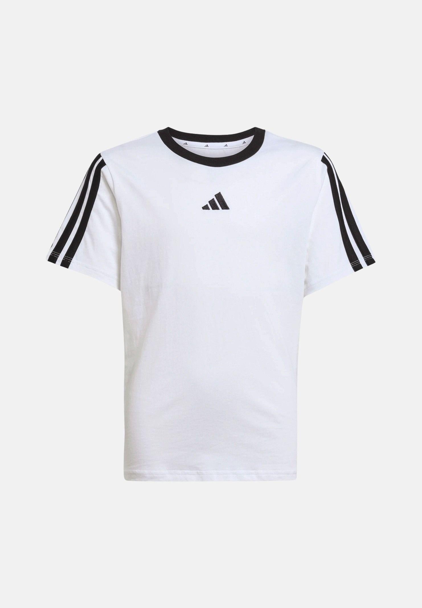 ADIDAS PERFORMANCE T-shirt a manica corta Essentials bianca per bambino e bambina JW8628 . ADIDAS PERFORMANCE