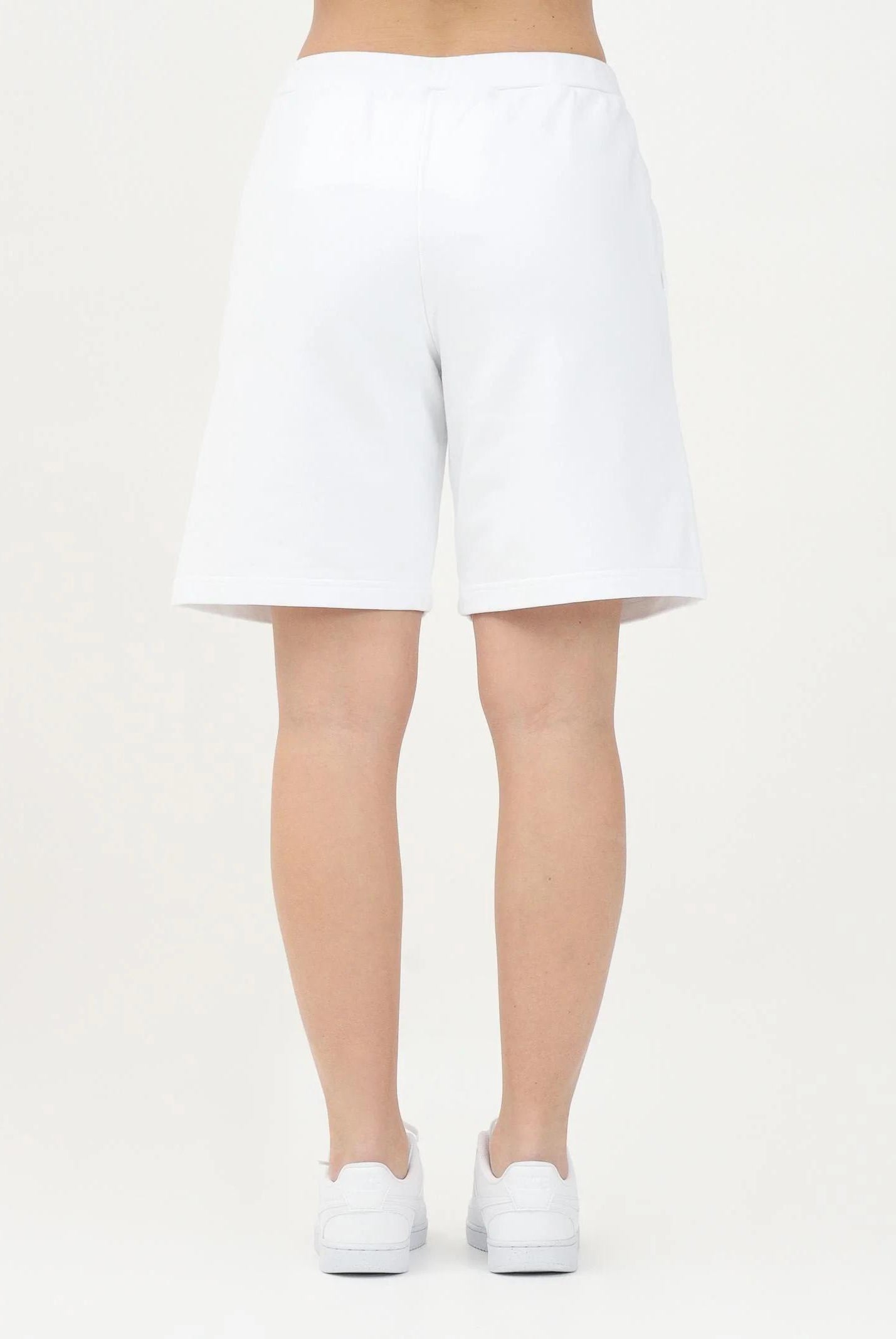 DSQUARED2 Shorts sportivo bianco per donna, ragazzi e bambini con stampa del logo "Invicta Dsquared2" DQ2908D0AD2 DQ100 DSQUARED2