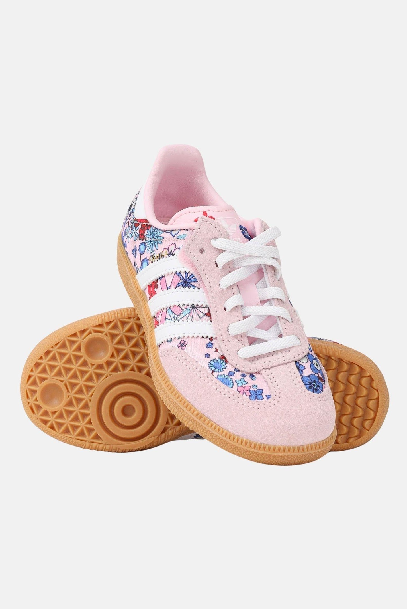 ADIDAS ORIGINALS Sneakers ADIDAS LIBERTY LONDON SAMBA OG COMFORT CLOSURE ELASTIC LACE rosa da bambina JQ2007 . ADIDAS ORIGINALS