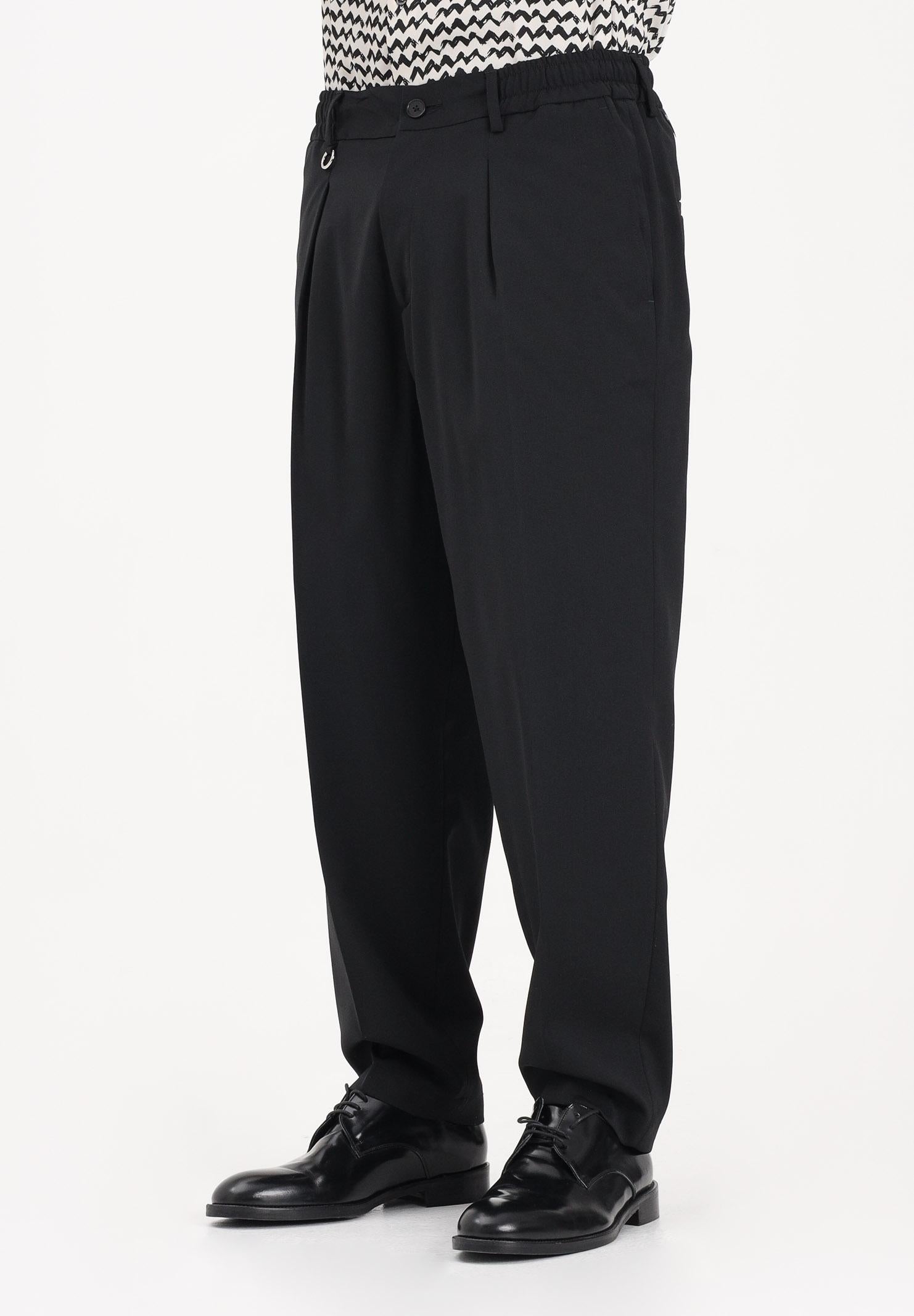 GOLDEN CRAFT Pantalone nero da uomo con vita elasticizzata GC1PSS266920 D001 GOLDEN CRAFT
