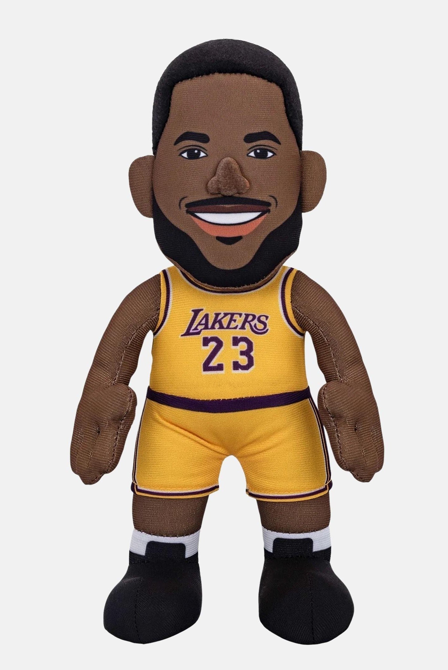 Peluche Los Angeles Lakers LeBron James 10" Plush Figure P1-NBP-LAK-LJAX LOS ANGELES LAKERS BLEACHER CREATURES