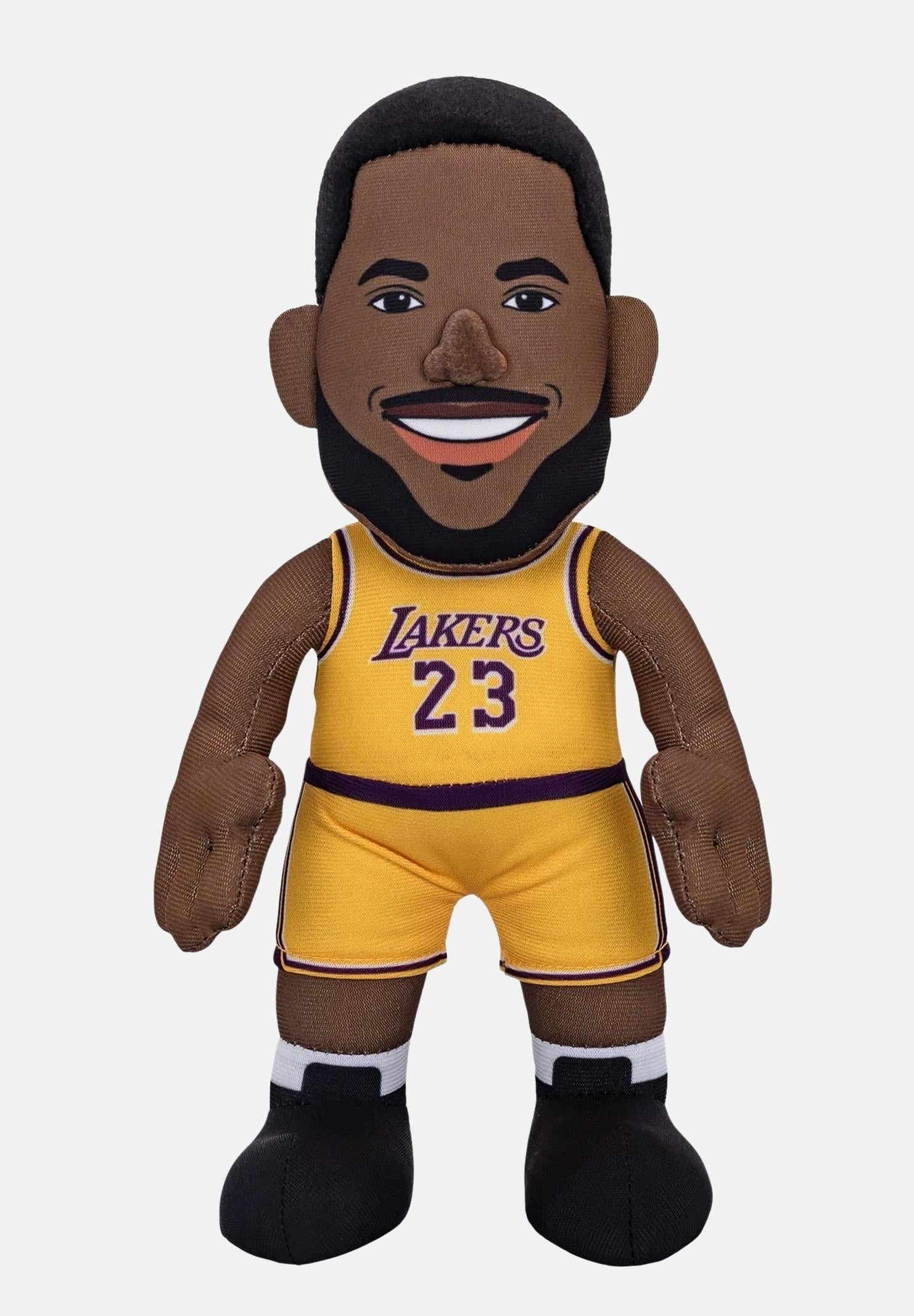 Peluche Los Angeles Lakers LeBron James 10" Plush Figure P1-NBP-LAK-LJAX LOS ANGELES LAKERS BLEACHER CREATURES