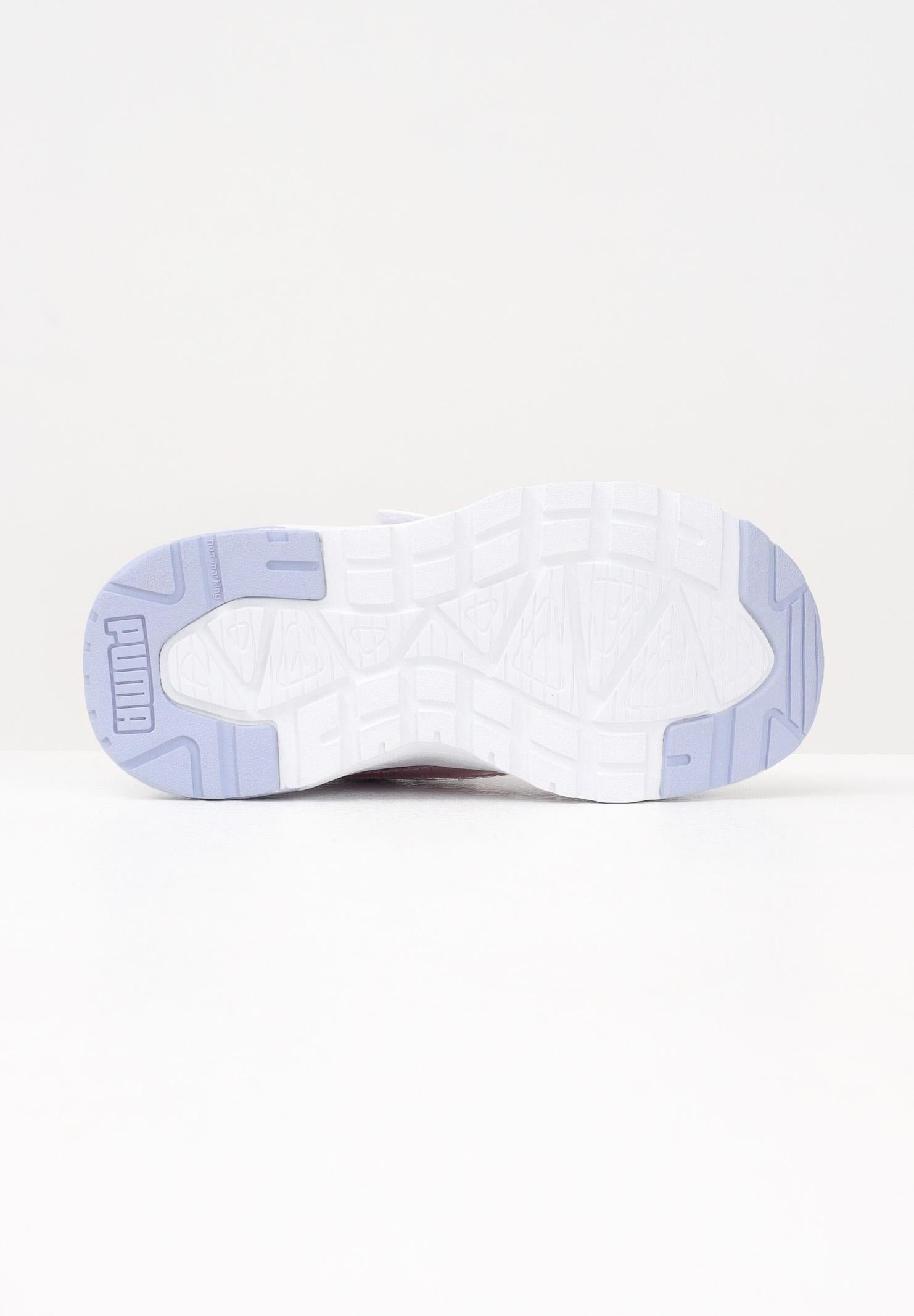 PUMA Sneakers Trinity Lite Blurry bianche, lilla e rosa da bambina 402266 01 PUMA