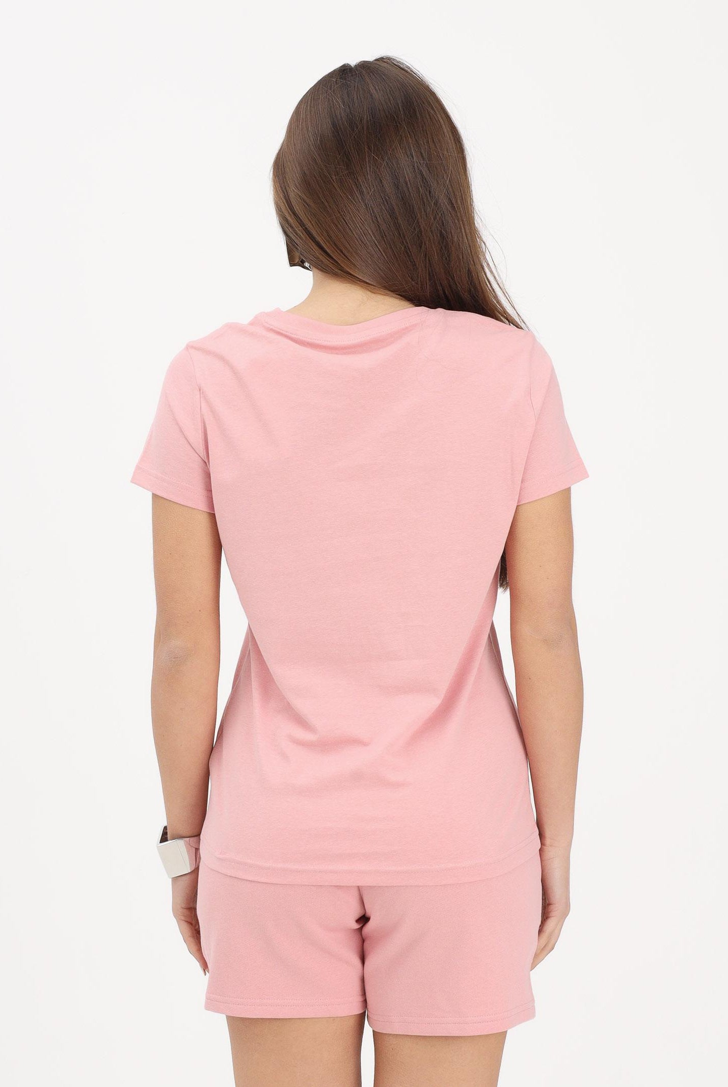 PUMA T-shirt a manica corta Essentials Elevated rosa da donna 691855 26 PUMA