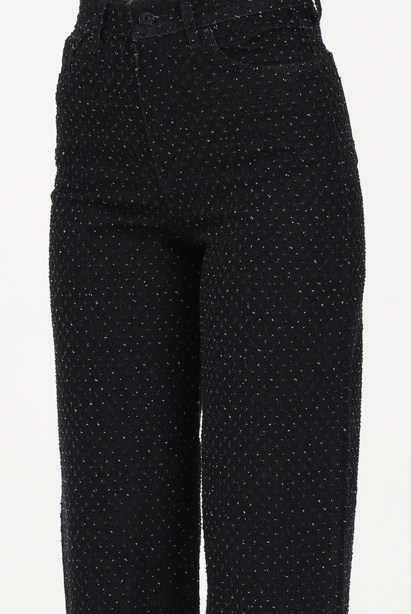 ARMANI EXCHANGE Jeans in denim nero da donna con micro strass XW000100AF18855 MC329 ARMANI EXCHANGE