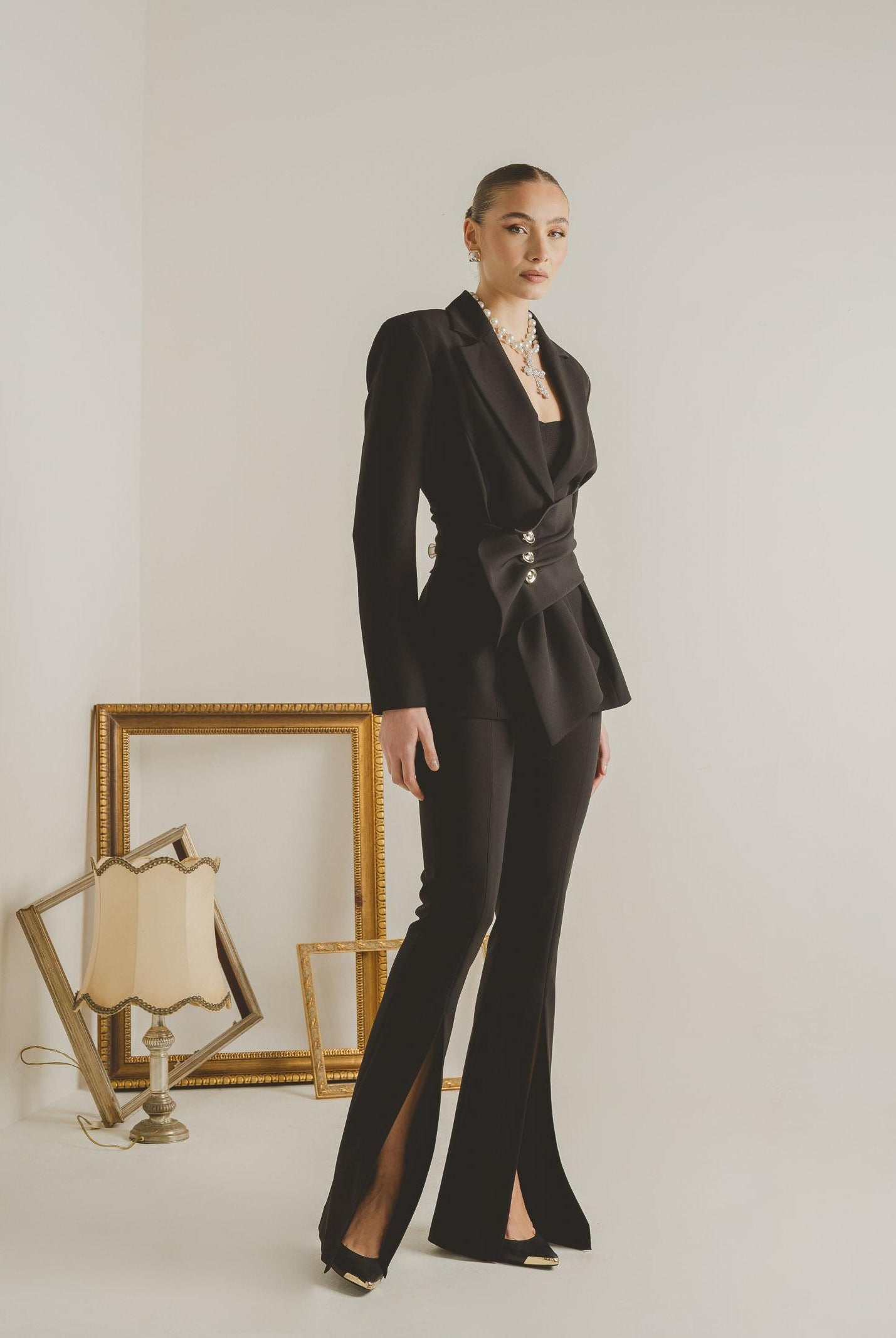 SANTAS Giacca ALLURE nera da donna PV2622 NE SANTAS