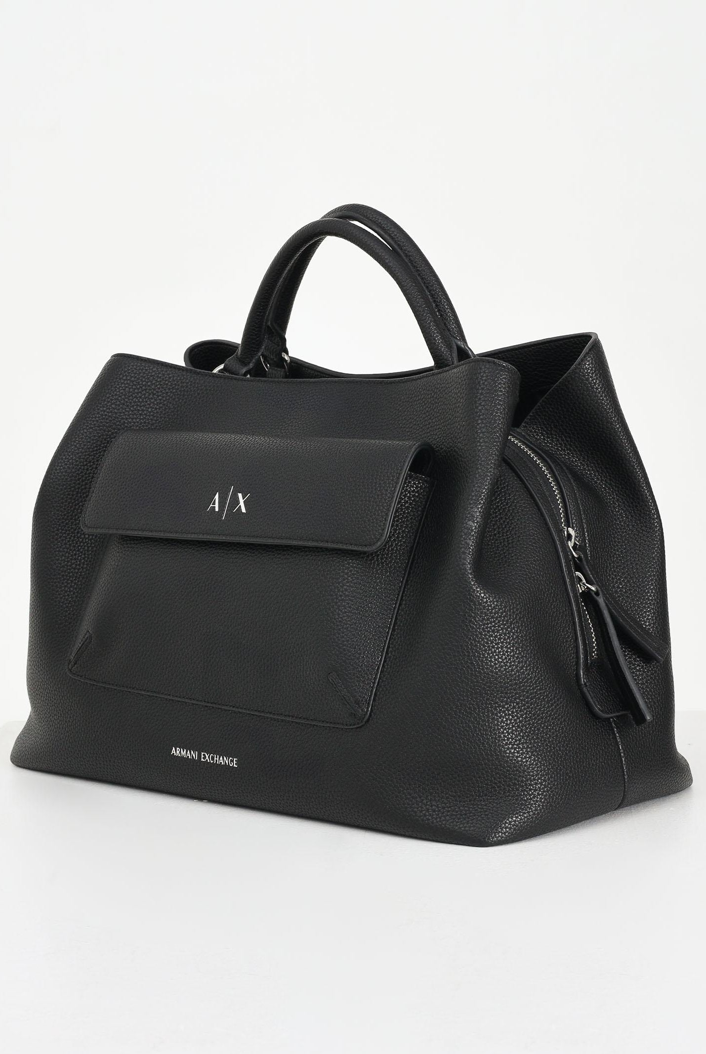 ARMANI EXCHANGE Shopper nera da donna con tasca e logo XW001542AF17019 UC001 ARMANI EXCHANGE