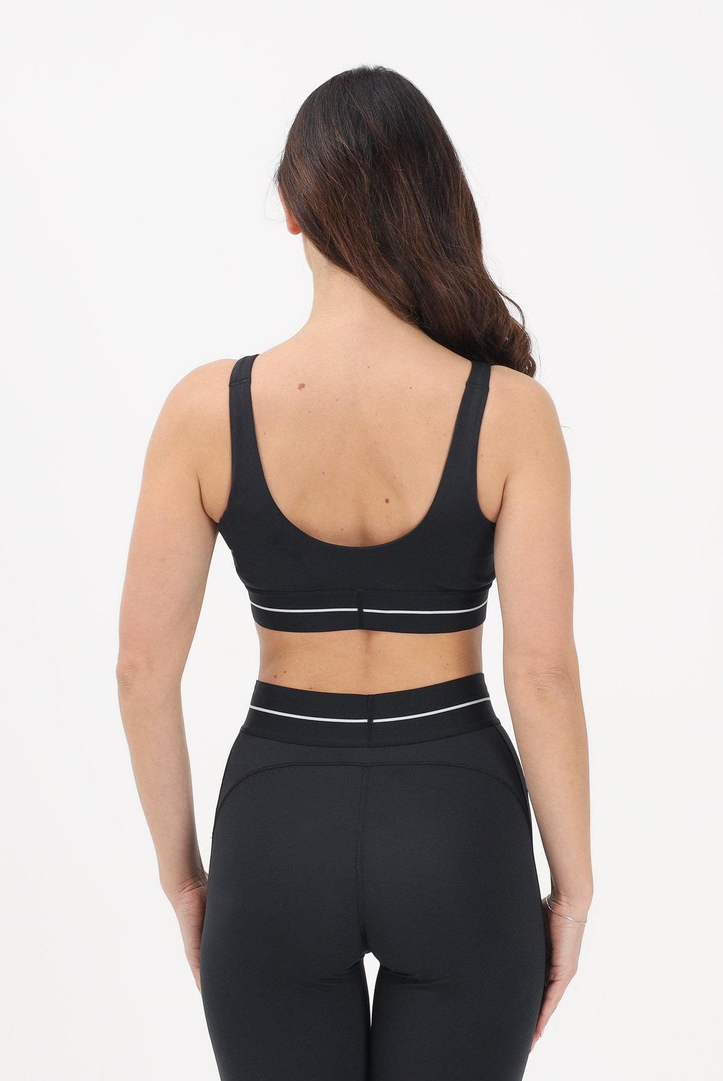 ADIDAS PERFORMANCE Top sportivo Hyperglam Light Support nero da donna KC7666 . ADIDAS PERFORMANCE