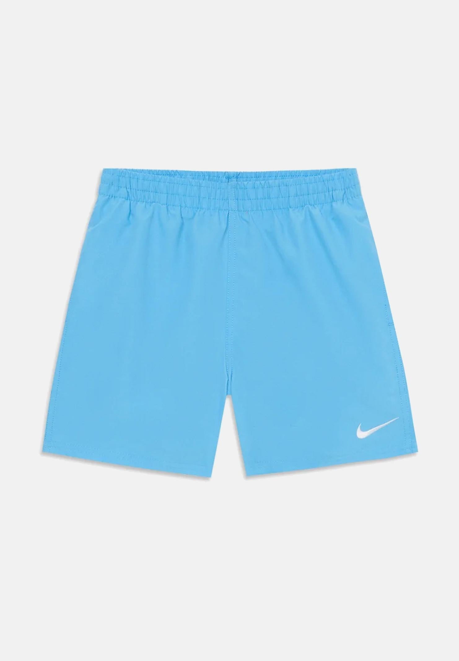 NIKE Shorts mare azzurro da bambino con swoosh NESSB866 438 NIKE