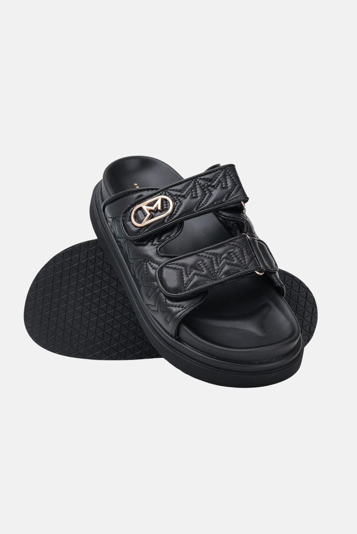 MARC ELLIS Ciabatte platform nere da donna ME261-D300 BX1 MARC ELLIS