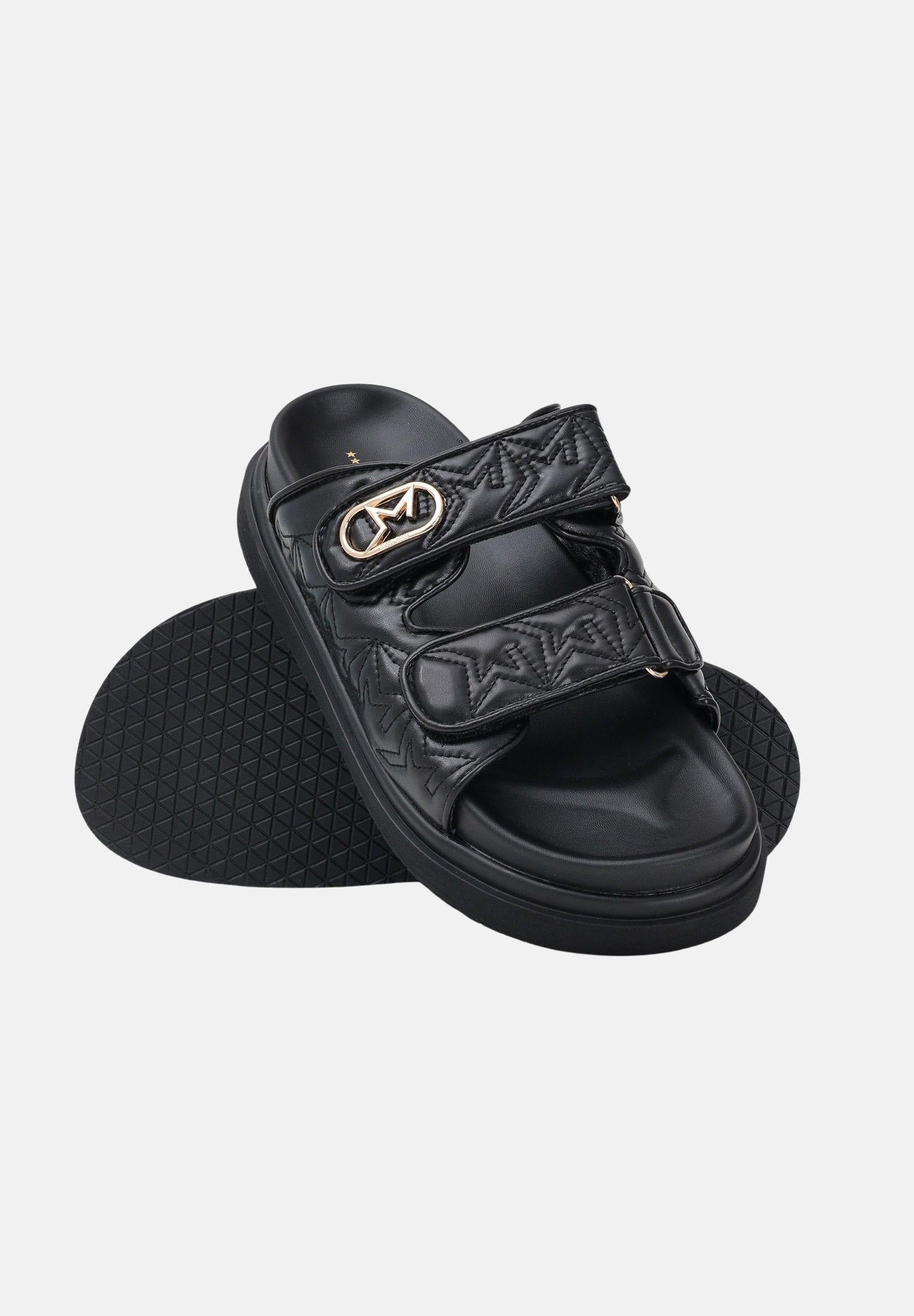 MARC ELLIS Ciabatte platform nere da donna ME261-D300 BX1 MARC ELLIS