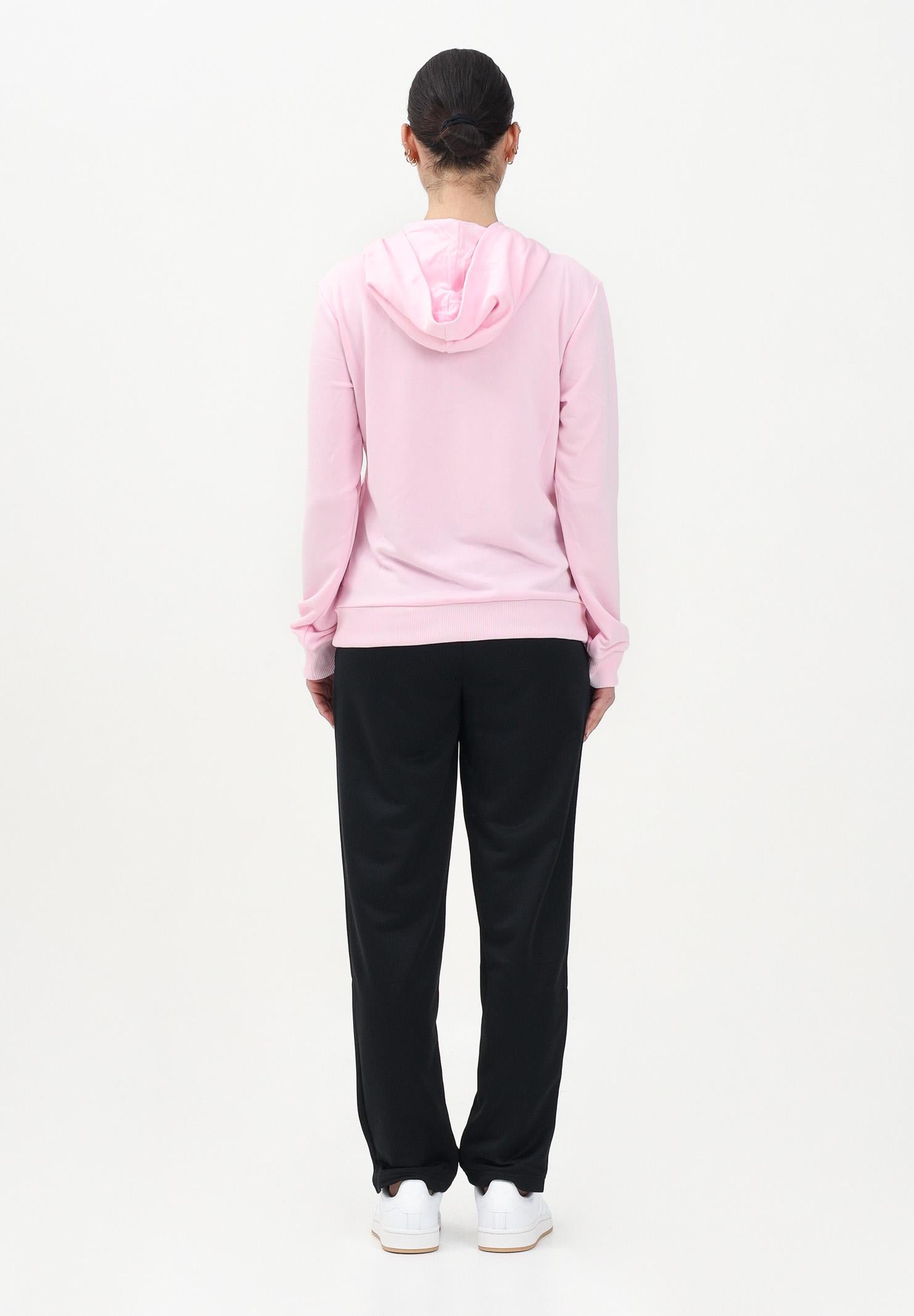 ADIDAS PERFORMANCE Tuta sportiva Essentials Linear rosa e nera da donna JD2702 . ADIDAS PERFORMANCE