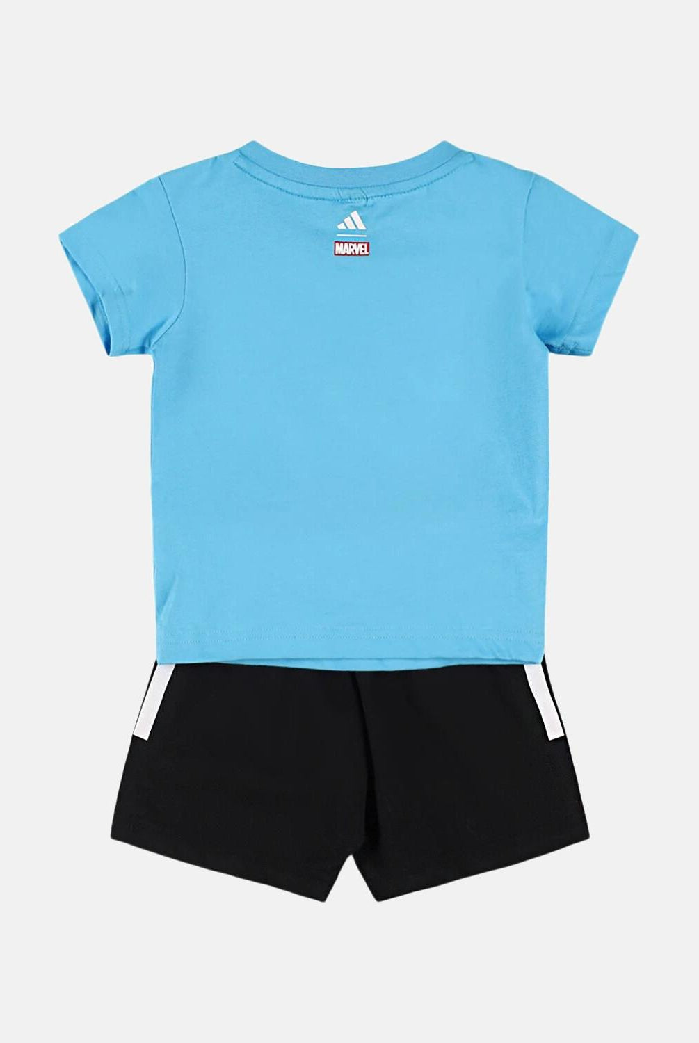 ADIDAS PERFORMANCE Completino ADIDAS MARVEL SPIDER-MAN azzurro e nero da neonato JC6159 ADIDAS PERFORMANCE