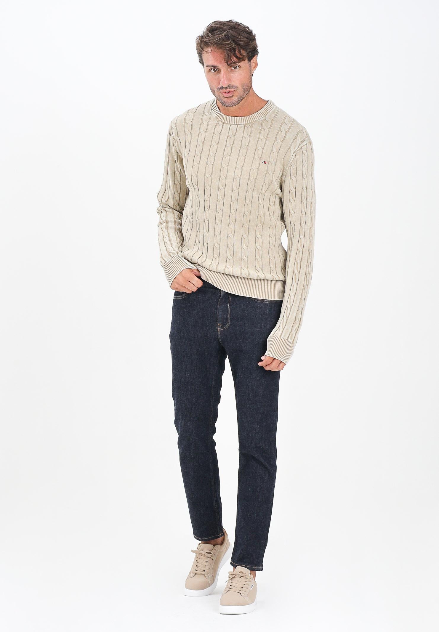 TOMMY HILFIGER Jeans in denim scuro da uomo MW0MW396491AQ TOMMY HILFIGER