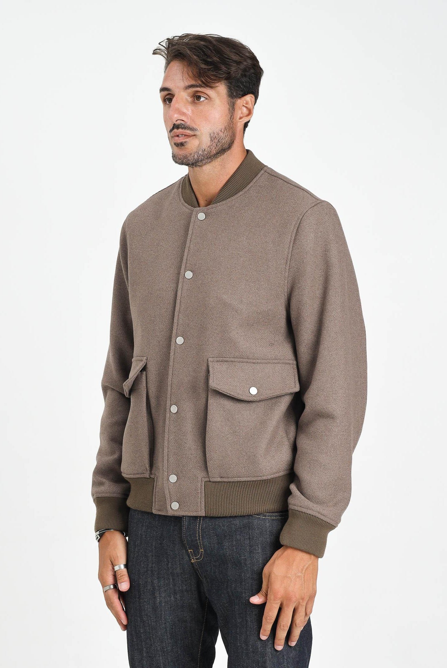 I'M BRIAN Bomber tortora da uomo GIU3469 TOR I'M BRIAN