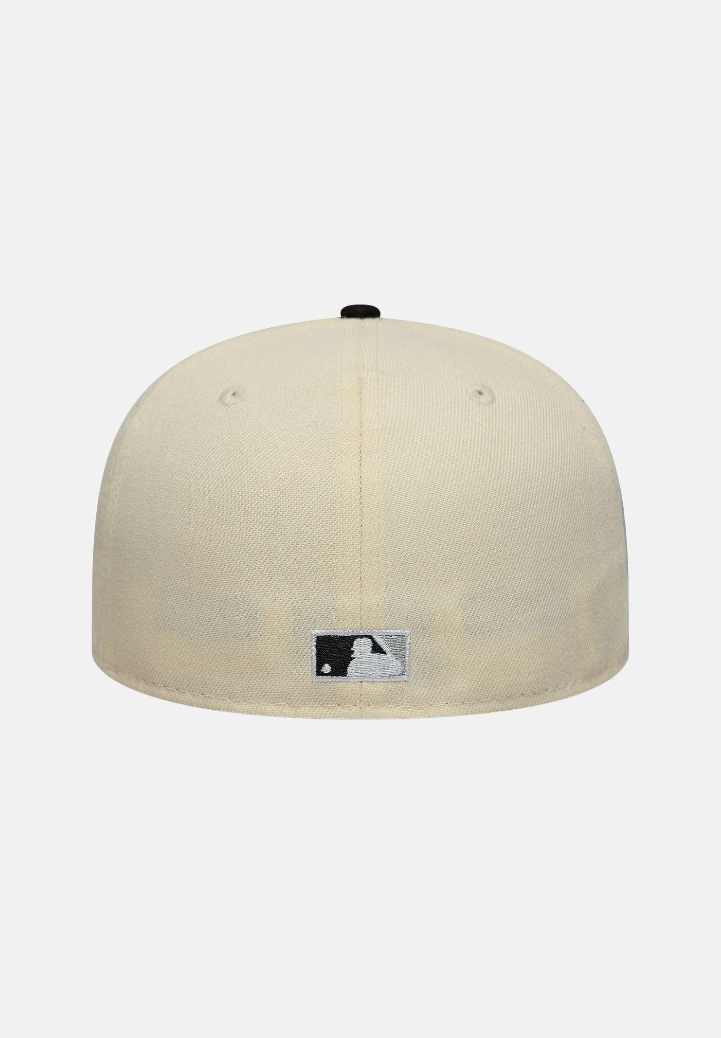 NEW ERA Cappello con visiera 59FIFTY Fitted Low Profile NY Yankees MLB beige per uomo e donna 60771843 . NEW ERA