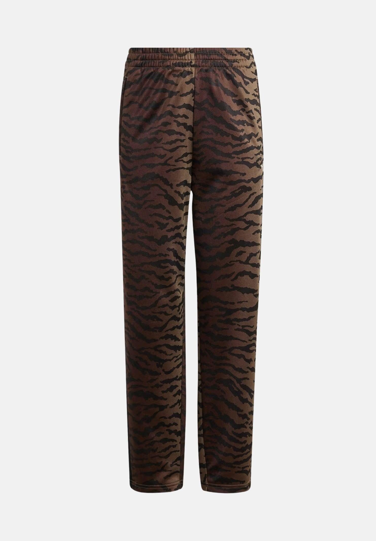 ADIDAS ORIGINALS Pantalone sportivo TRACK FIREBIRD AOP tigrato marrone per bambino e bambina KD3200 . ADIDAS ORIGINALS