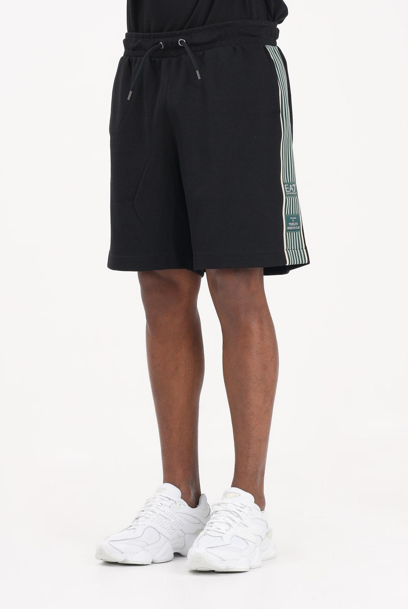 EA7 Shorts sportivo nero da uomo 7M001501AF12660 UC001 EA7