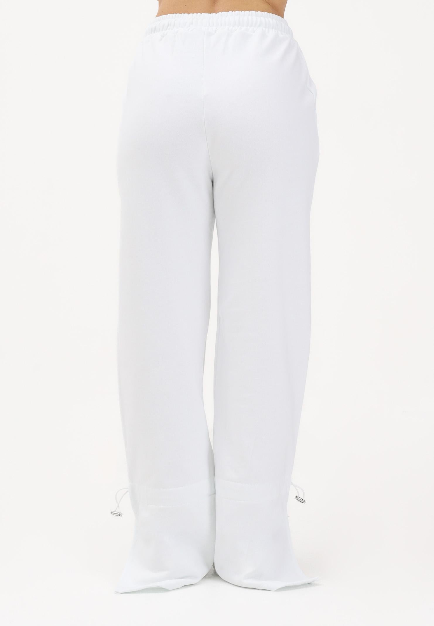 MARCELO BURLON COUNTY OF MILAN Pantalone sportivo bianco da donna 26ECM30145 BI MARCELO BURLON COUNTY OF MILAN