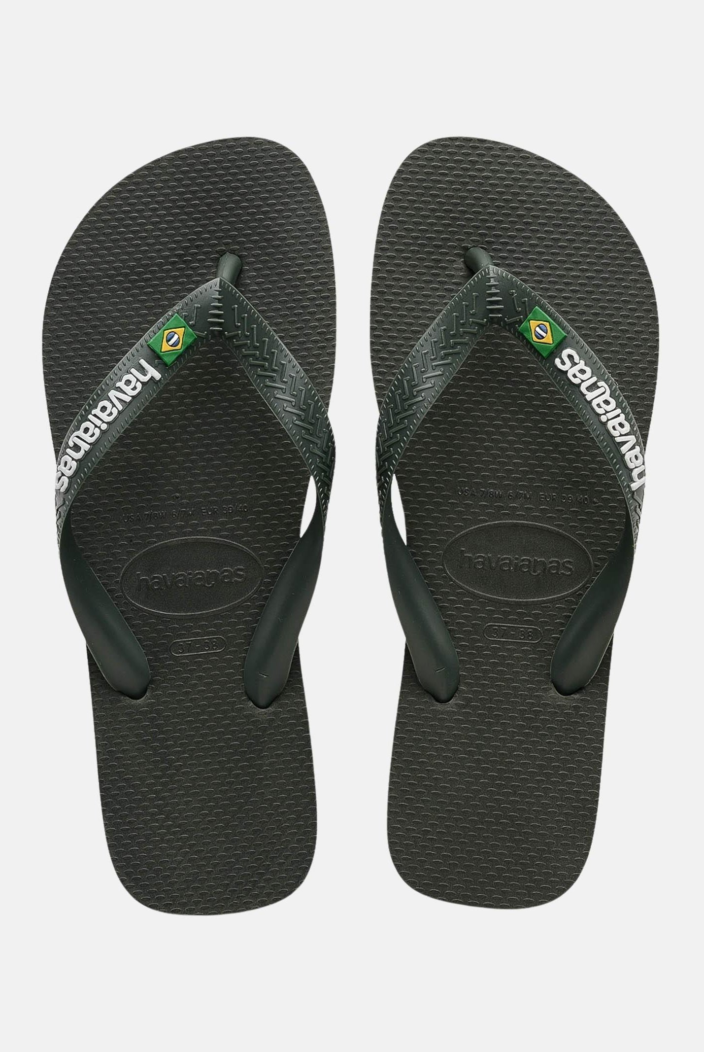 Infradito Brasil verde per uomo e donna 4110850 5983 HAVAIANAS