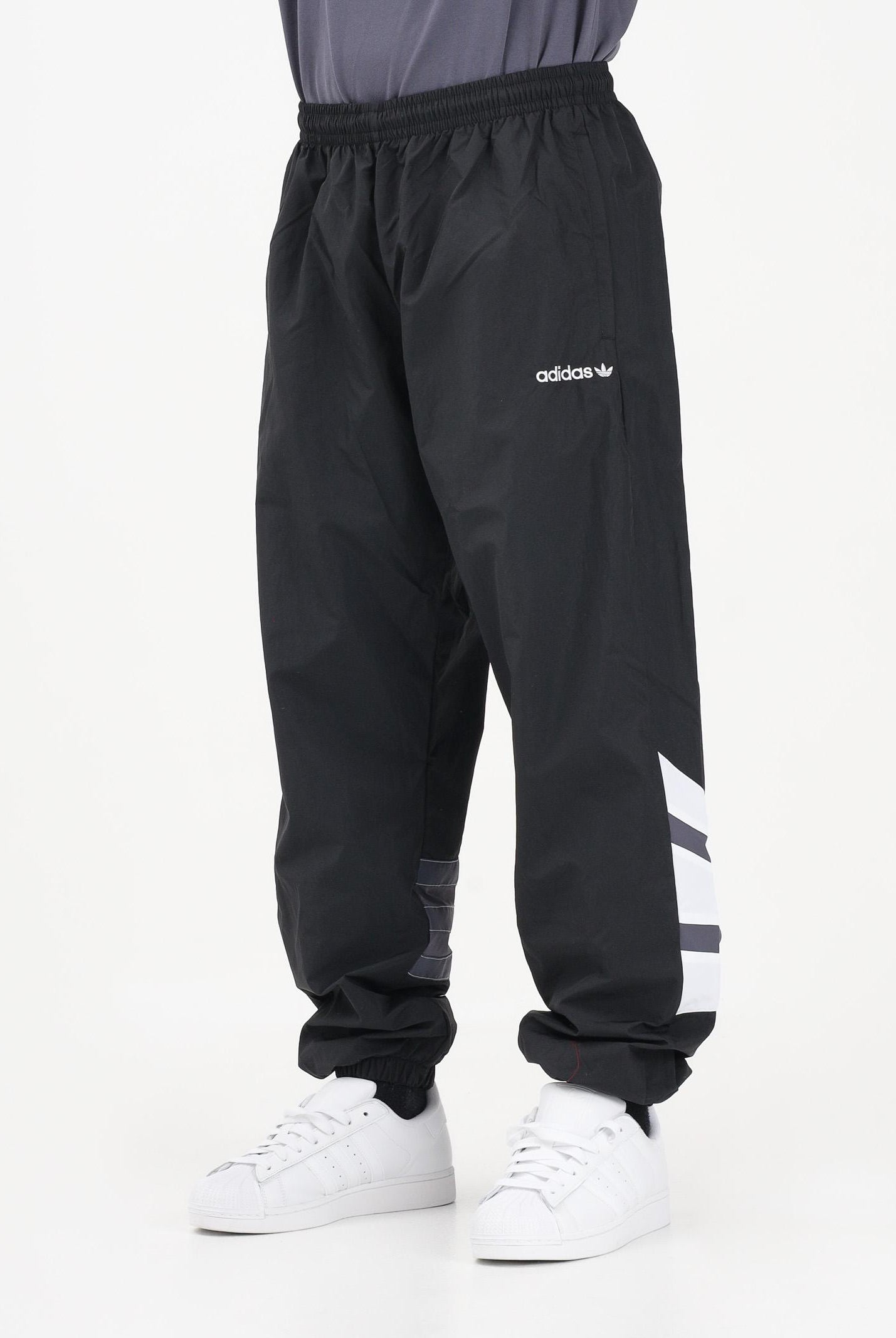 ADIDAS ORIGINALS Pantalone sportivo SANTIAGO nero da uomo KE3430 . ADIDAS ORIGINALS