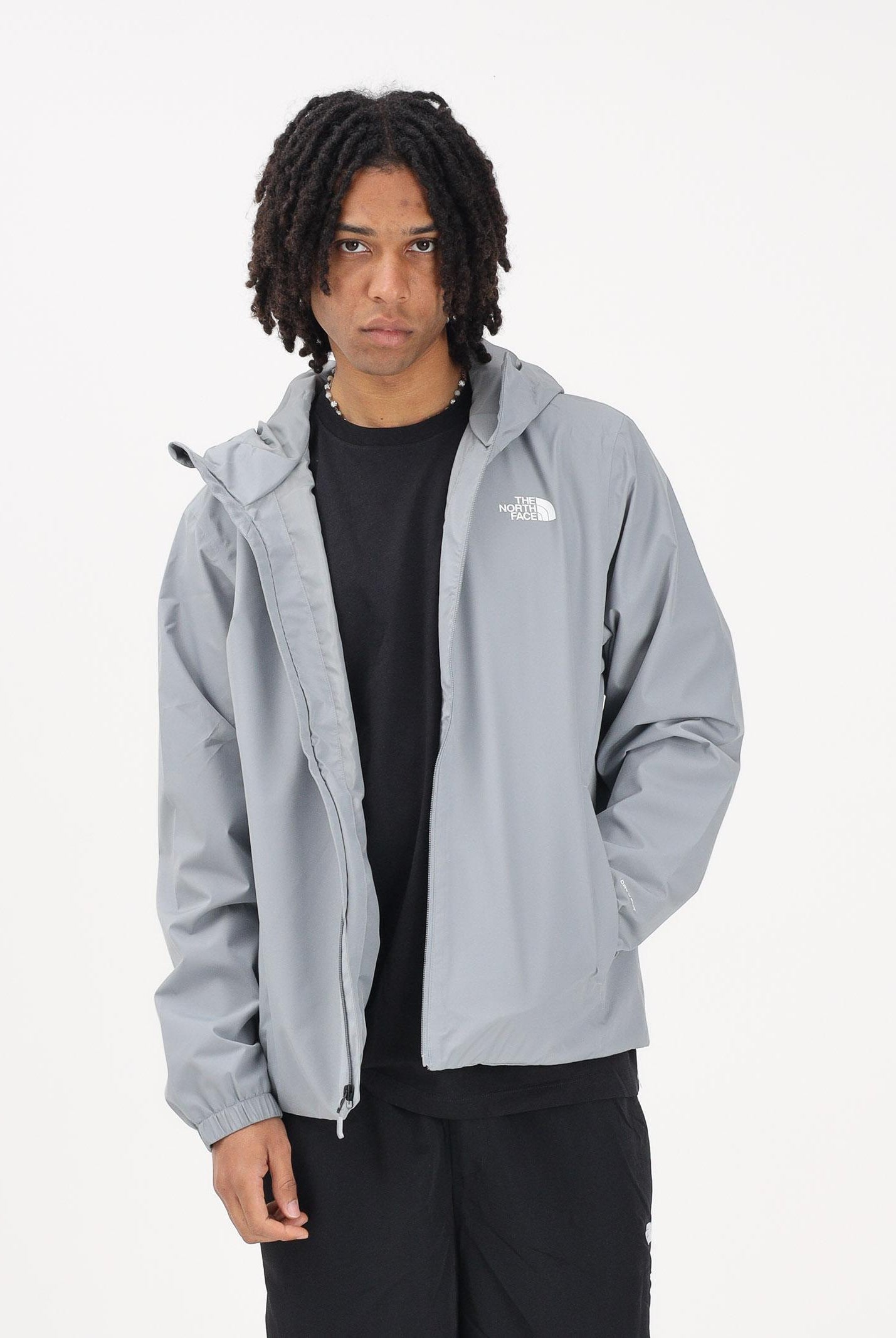 THE NORTH FACE Giacca a vento Quest DryVent™ grigia da uomo NF0A8G0RH5F1 . THE NORTH FACE