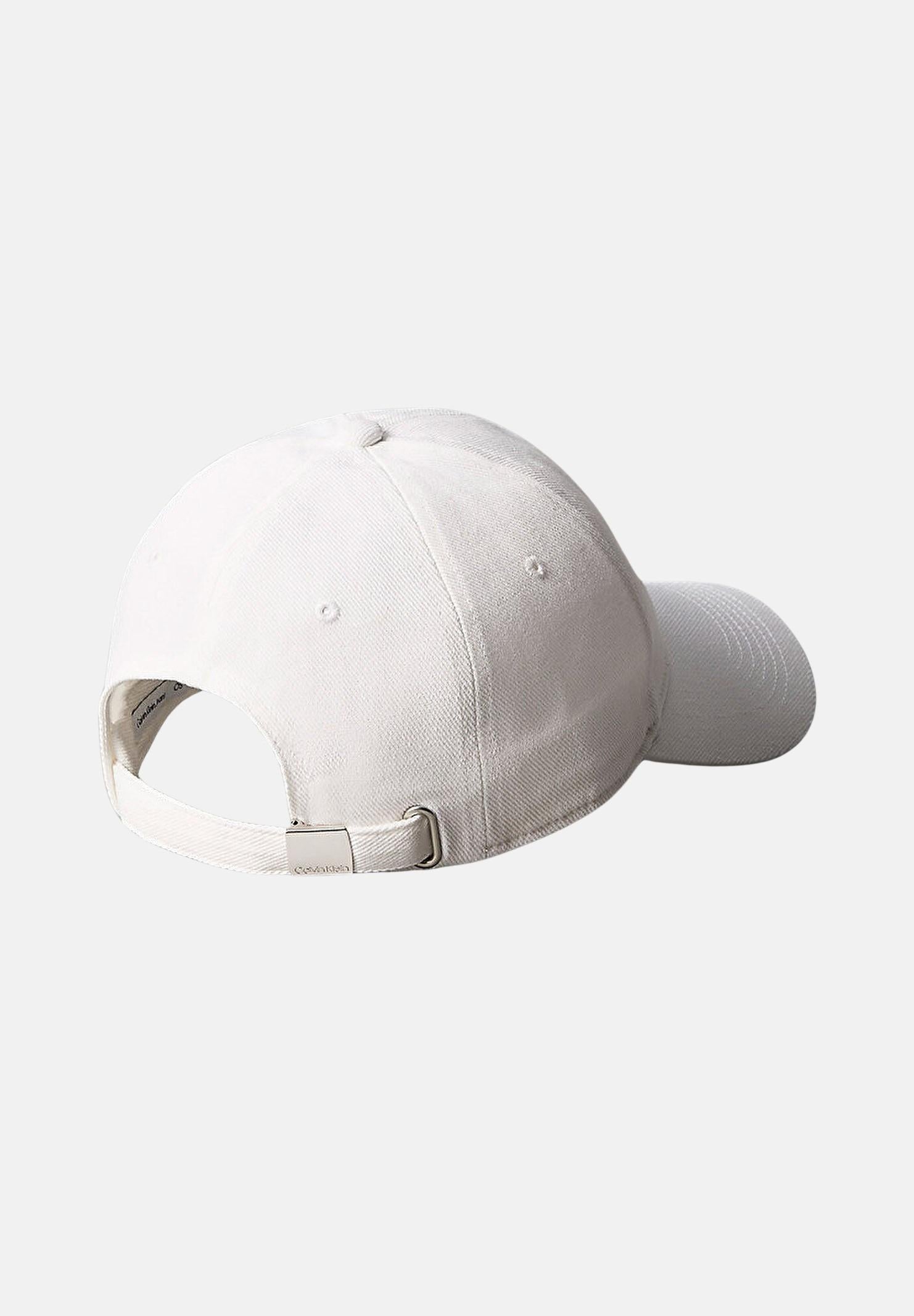 CALVIN KLEIN Cappello con visiera bianco per uomo e donna rifinito da logo LV04G5004G YAF CALVIN KLEIN