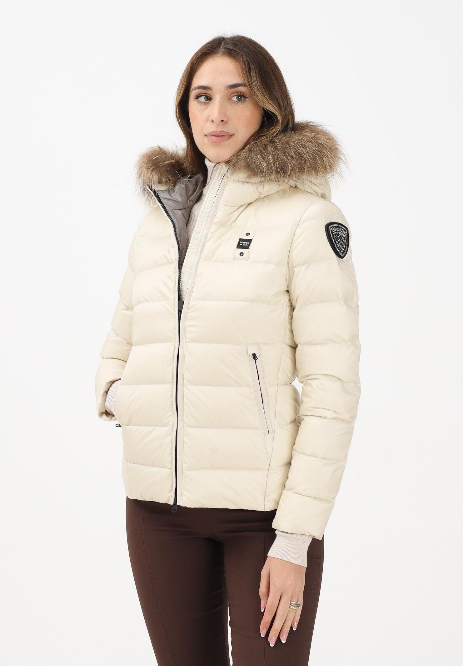 BLAUER Piumino ARCADIA panna da donna 25WBLDC03099-A06047 907GG BLAUER