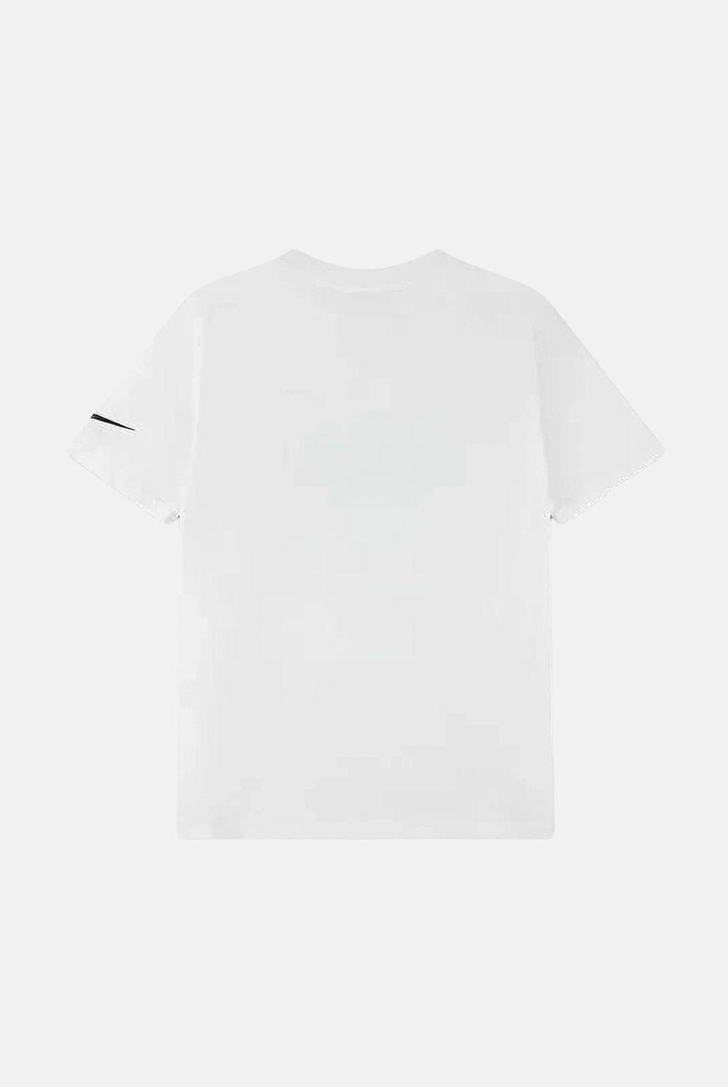 NIKE T-shirt a manica corta bianca per bambino e bambina con stampa logo 9Q1431 001 NIKE
