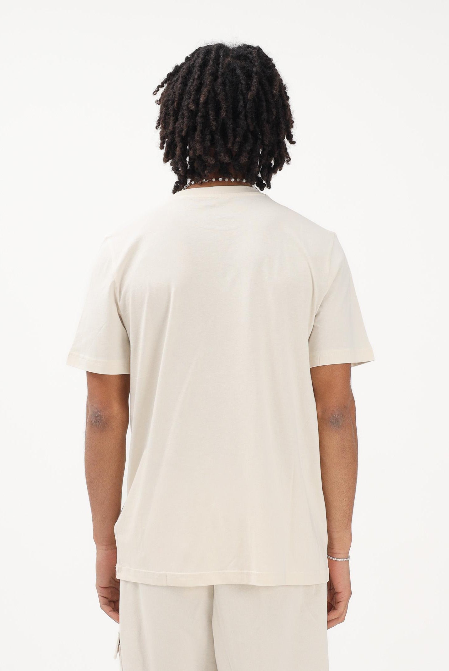 PUMA T-shirt a manica corta Ess Small No. 1 Logo panna da uomo 682535 87 PUMA