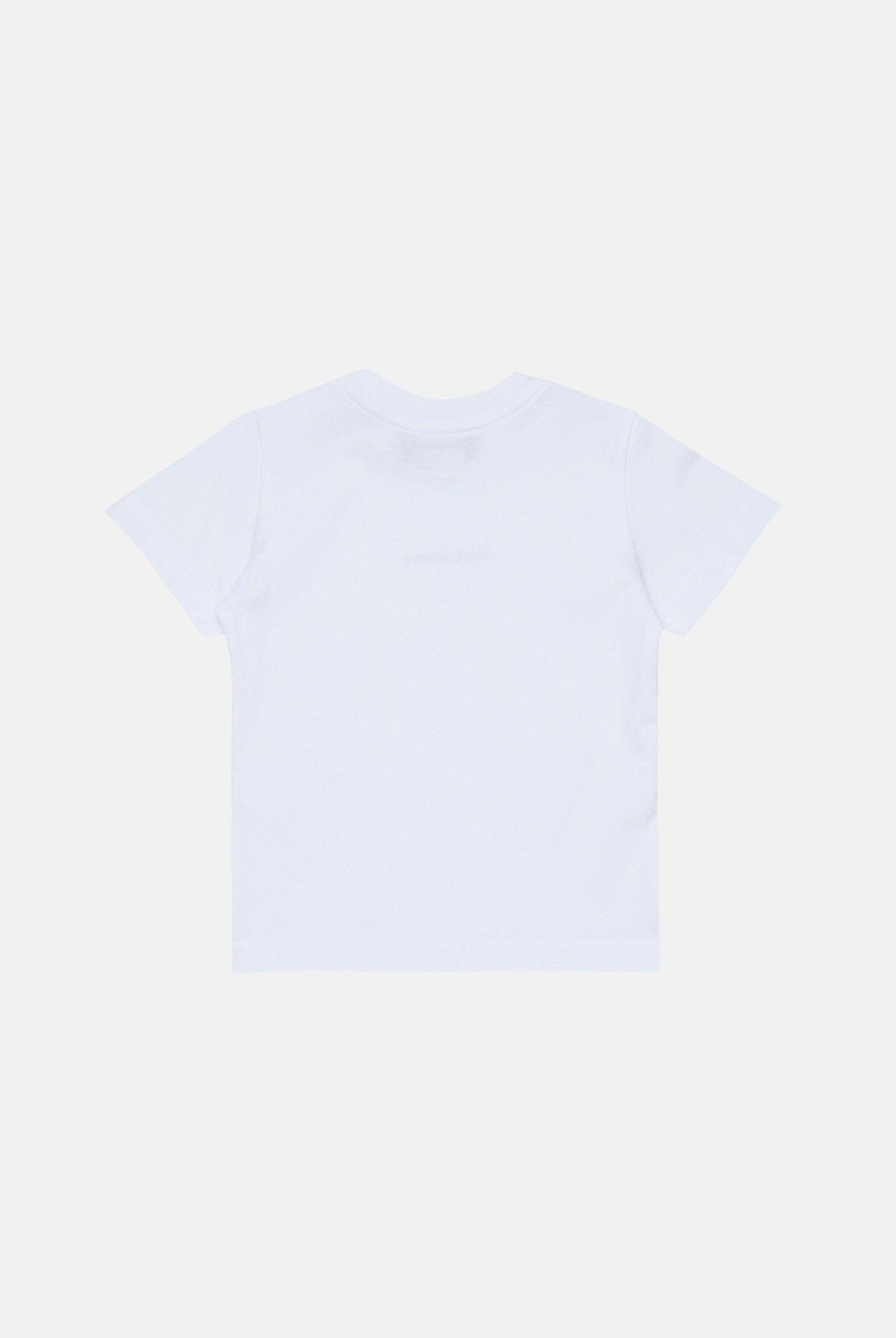 DSQUARED2 T-shirt a manica corta bianca da neonato con logo DQ2853D004G DQ100 DSQUARED2