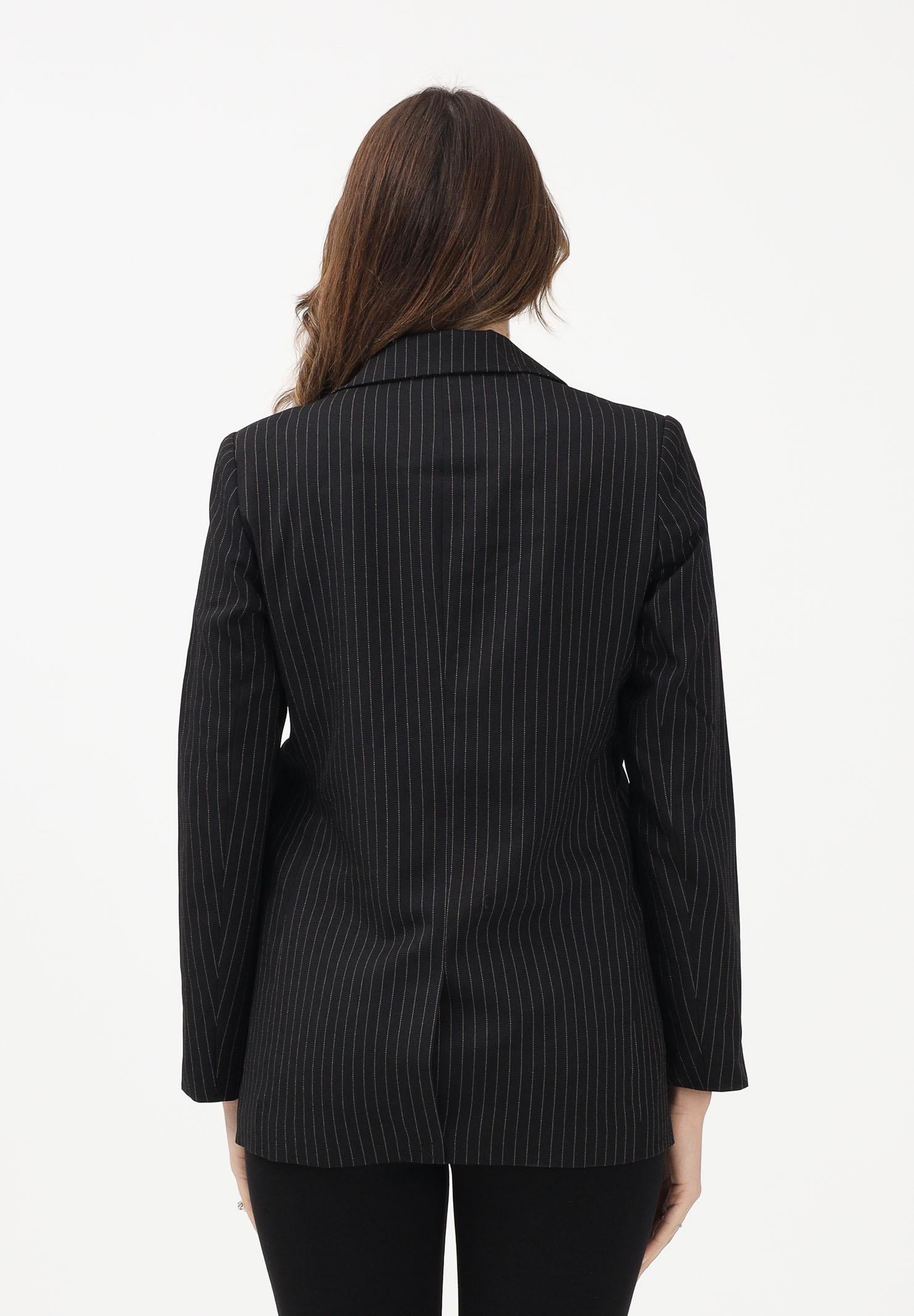 ONLY Giacca Reina nera da donna con motivo gessato 15311367 BL ONLY