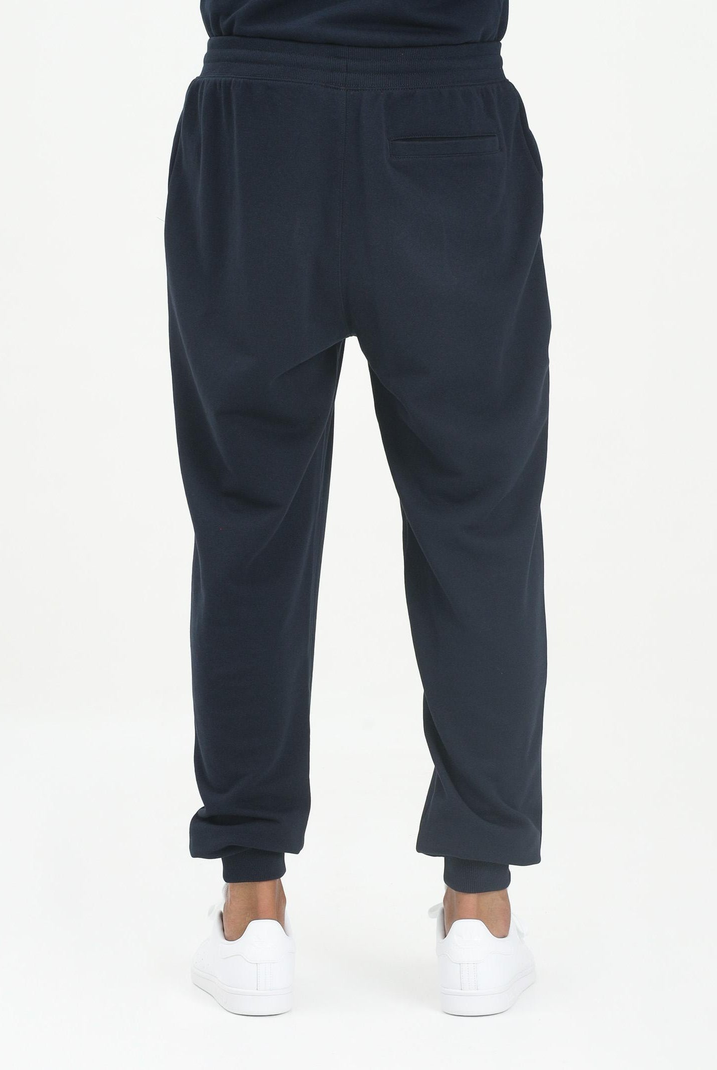 Pantalone sportivo blu da uomo con ricamo logo MW0MW37236DW5 TOMMY HILFIGER