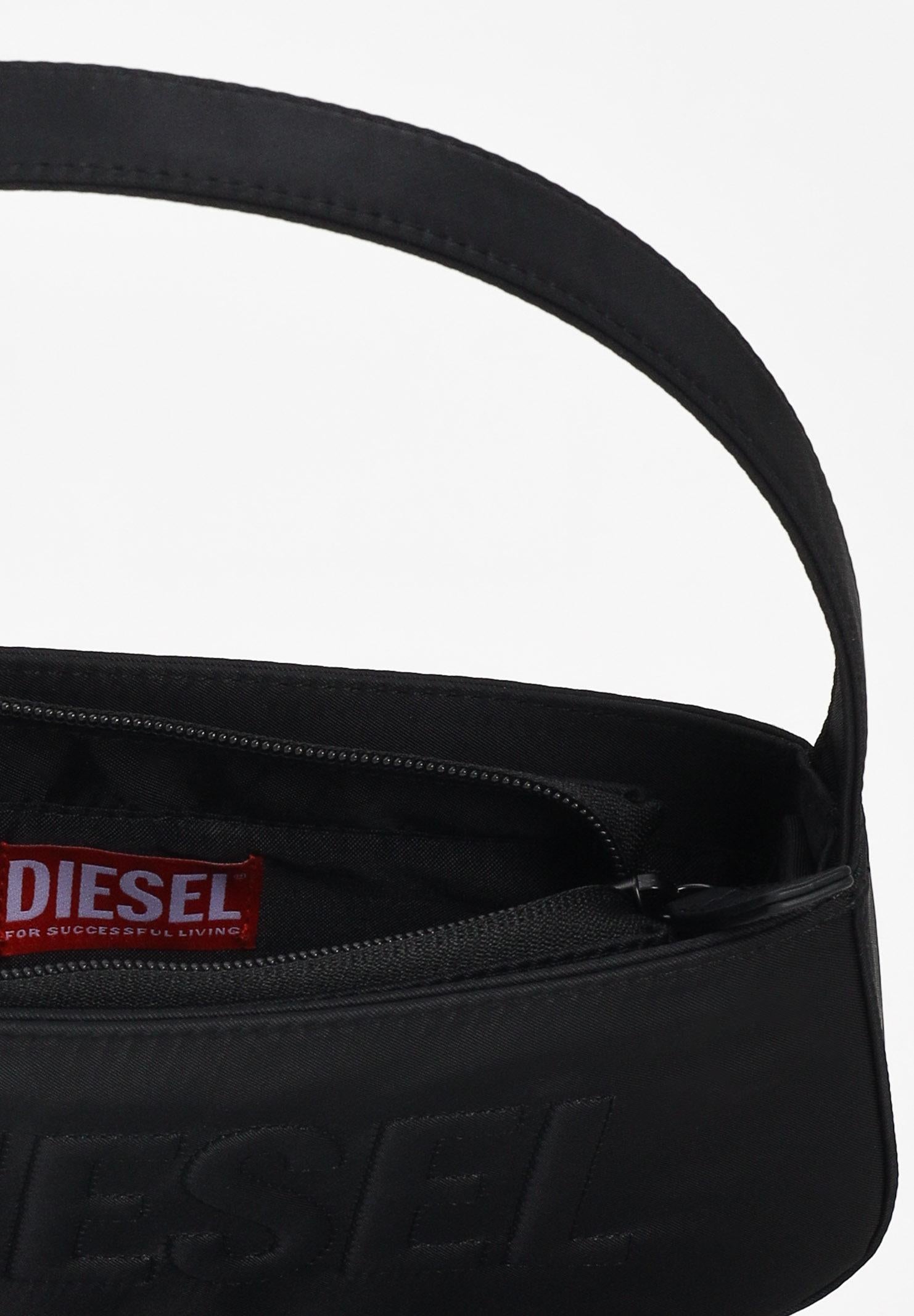 DIESEL Borsa a spalla WDELIA nera da donna J02521KXBEW K900 DIESEL