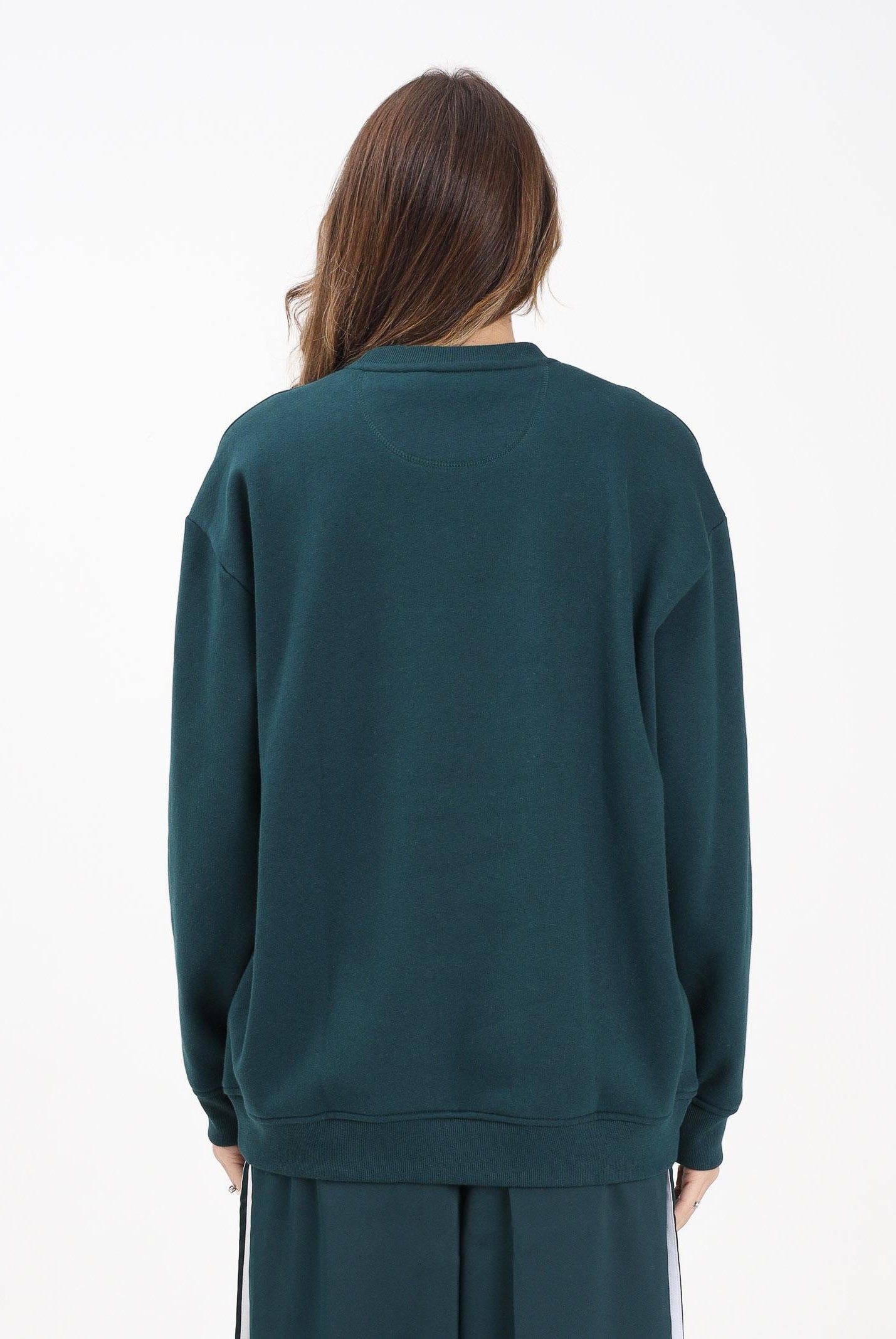 ADIDAS ORIGINALS Felpa girocollo Essentials Oversized French Terry verde da donna JX2829 ADIDAS ORIGINALS