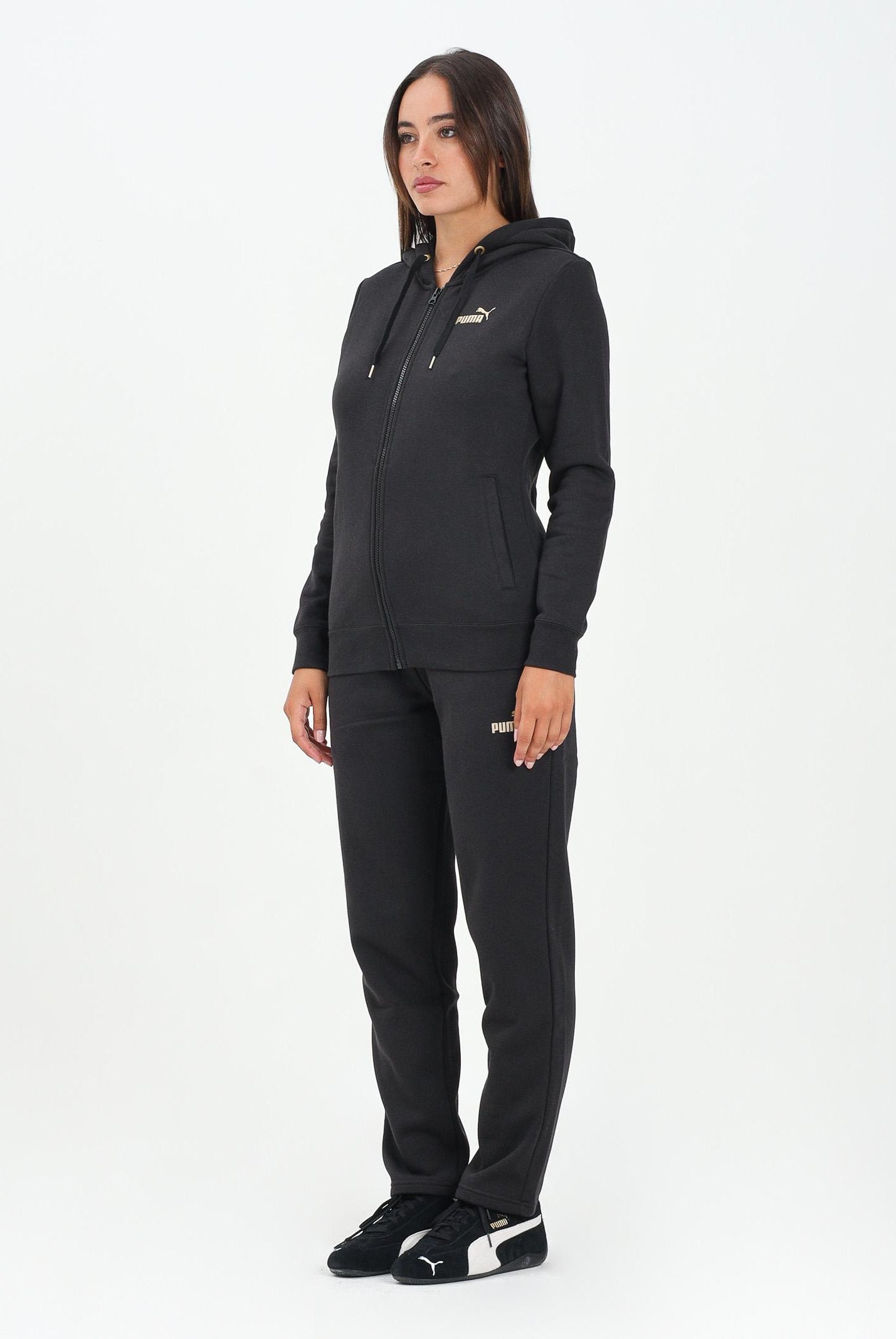 PUMA Tuta sportiva nera da donna 688161 01 PUMA