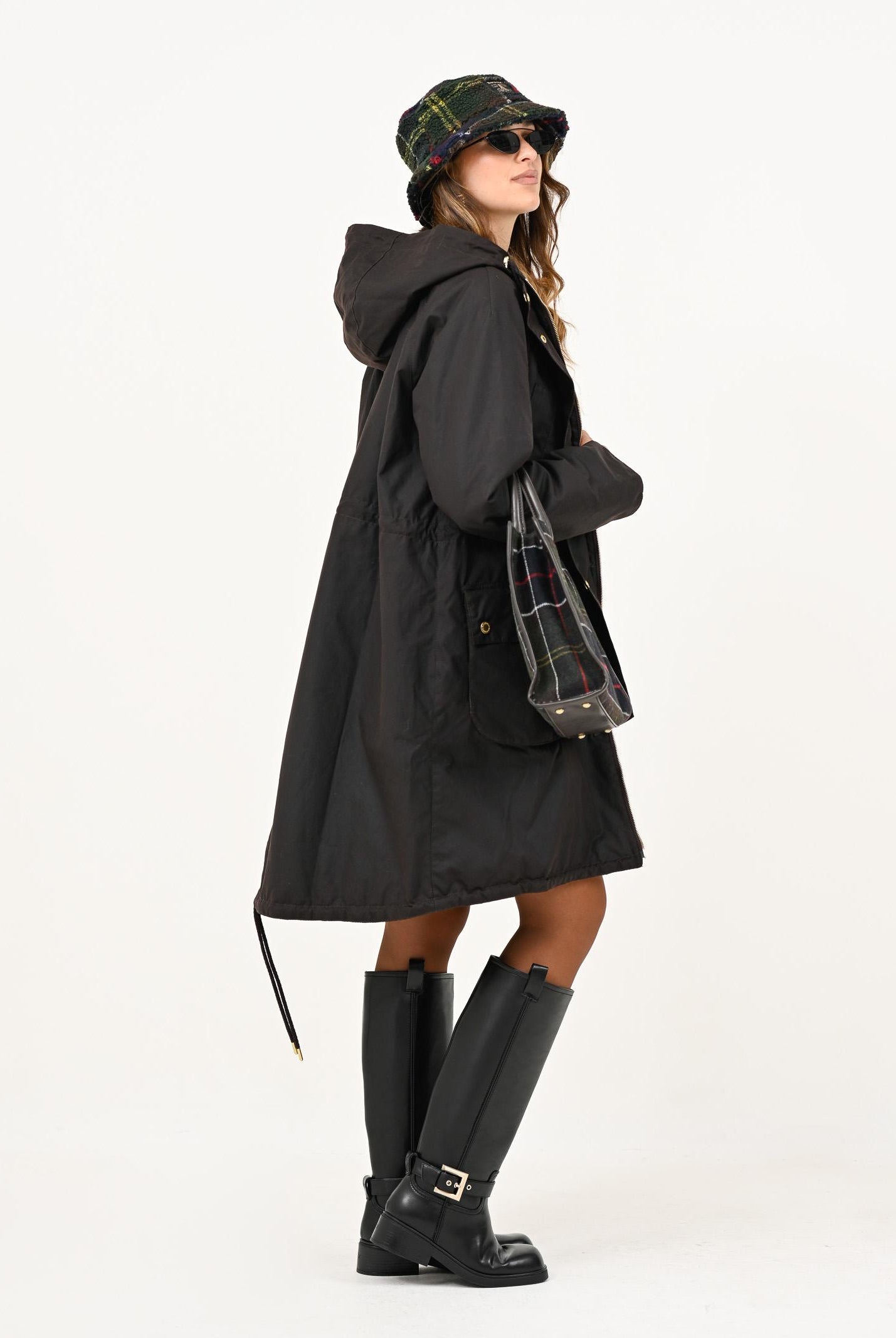 BARBOUR Parka Marcy nero da donna 252MLWX1456 RU91 BARBOUR