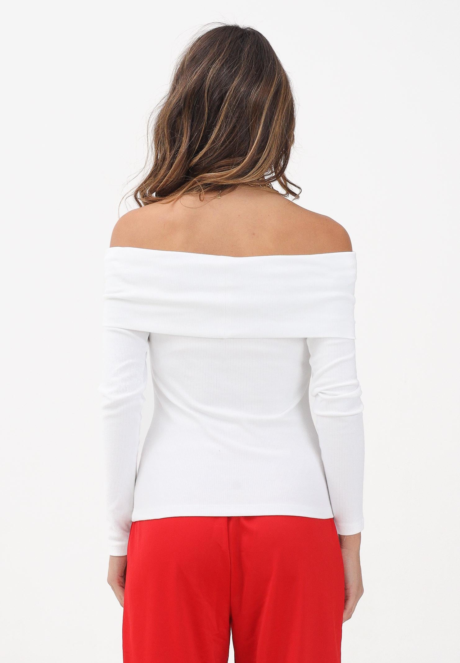ADIDAS ORIGINALS Maglia Adidas Originals Off Shoulder bianca da donna KA2691 . ADIDAS ORIGINALS